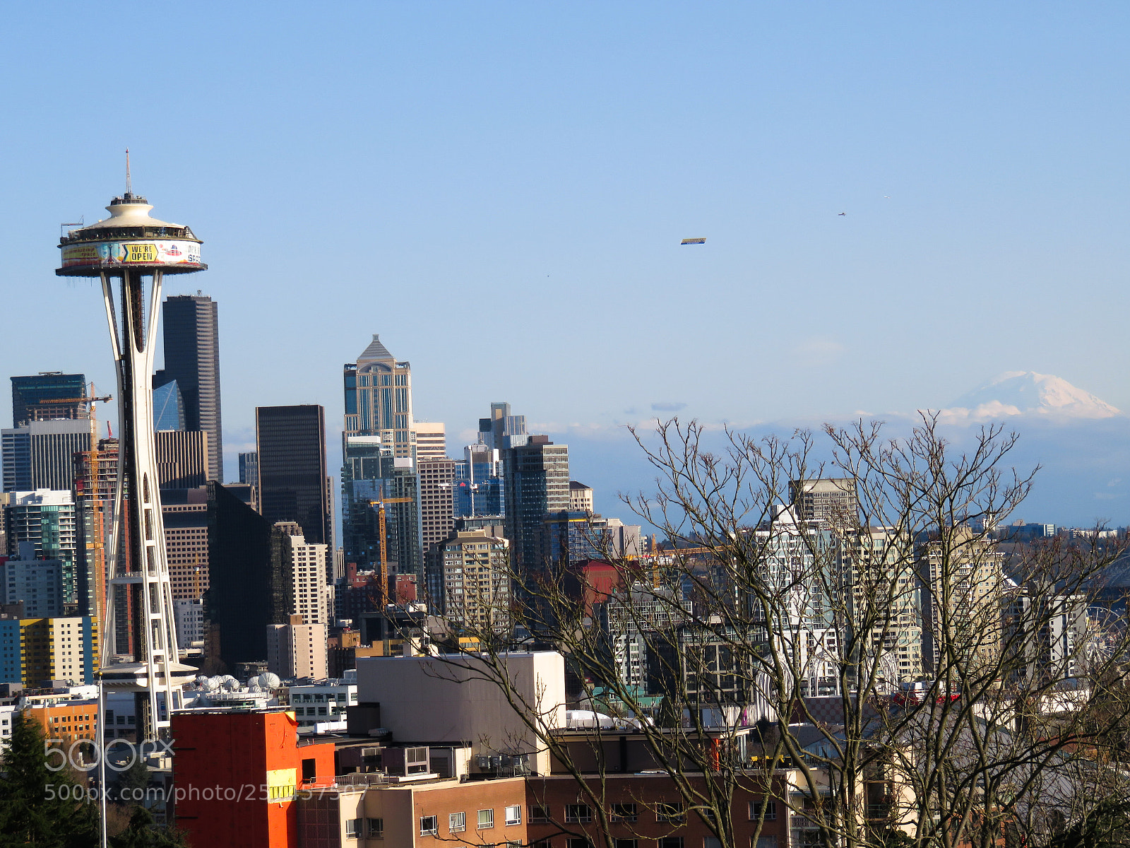 Canon PowerShot SX710 HS sample photo. Seattle skyline photography