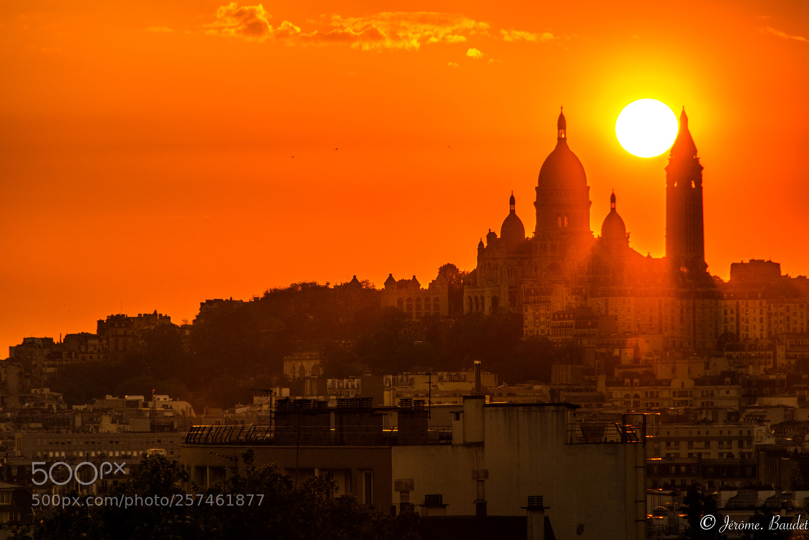 Nikon D7500 sample photo. Sacré-coeur en feu photography