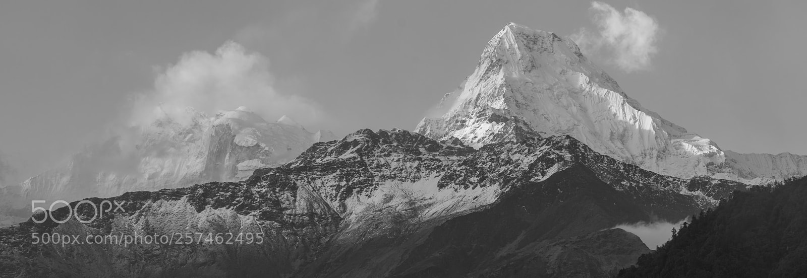 Nikon D810 sample photo. Mistical south face annapurna photography