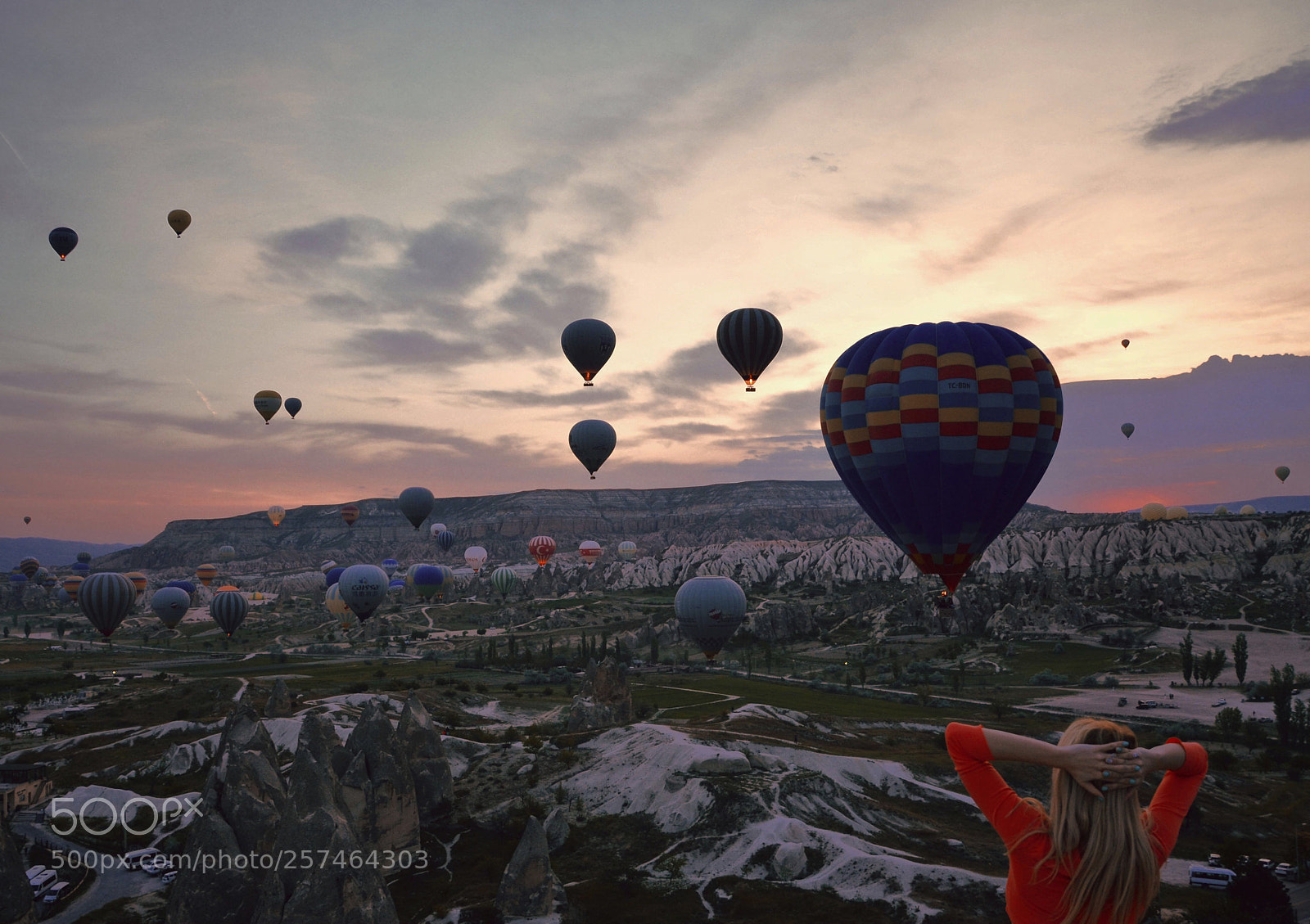 Nikon D5100 sample photo. Hot air balloon ride photography