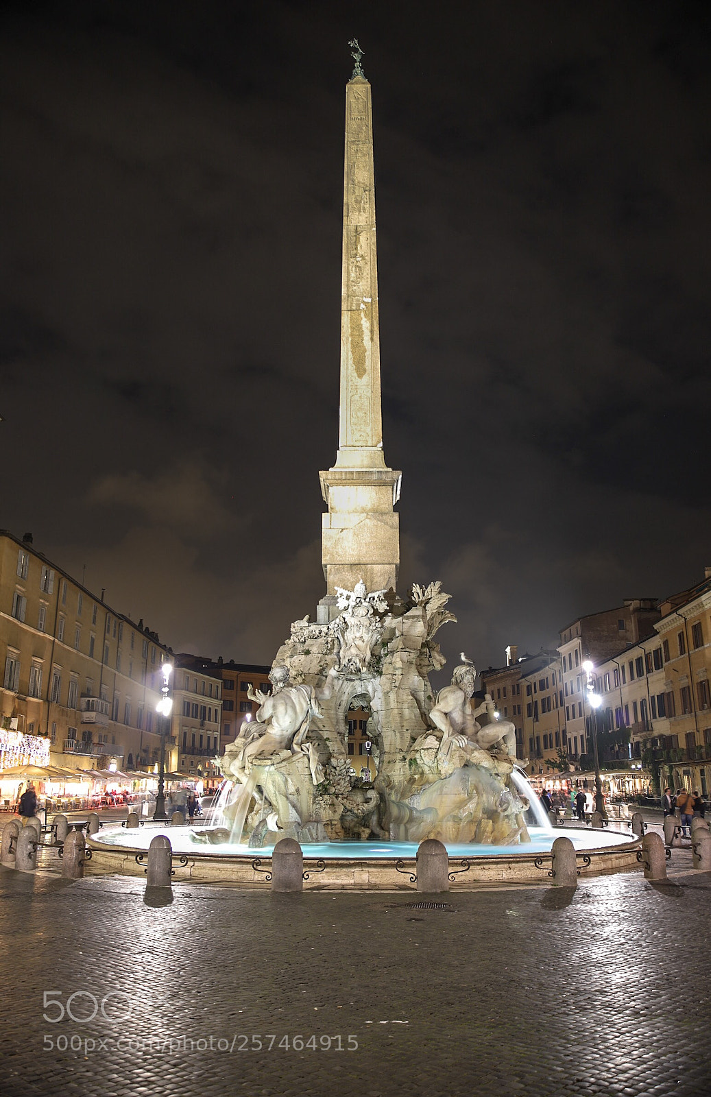 Canon EOS 6D Mark II sample photo. Fontana dei quattro fiumi photography