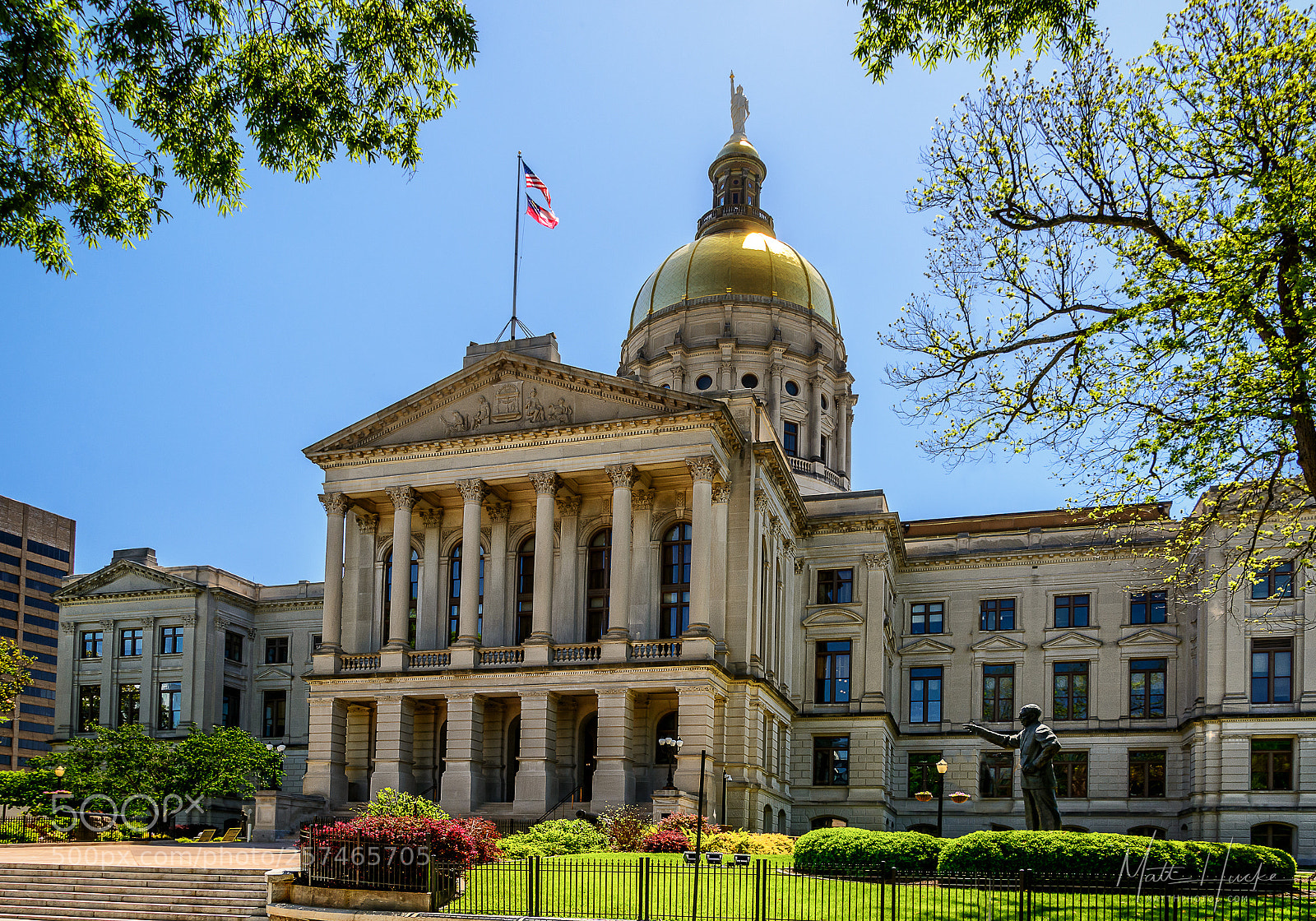 Nikon D7100 sample photo. Georgia state capitol photography