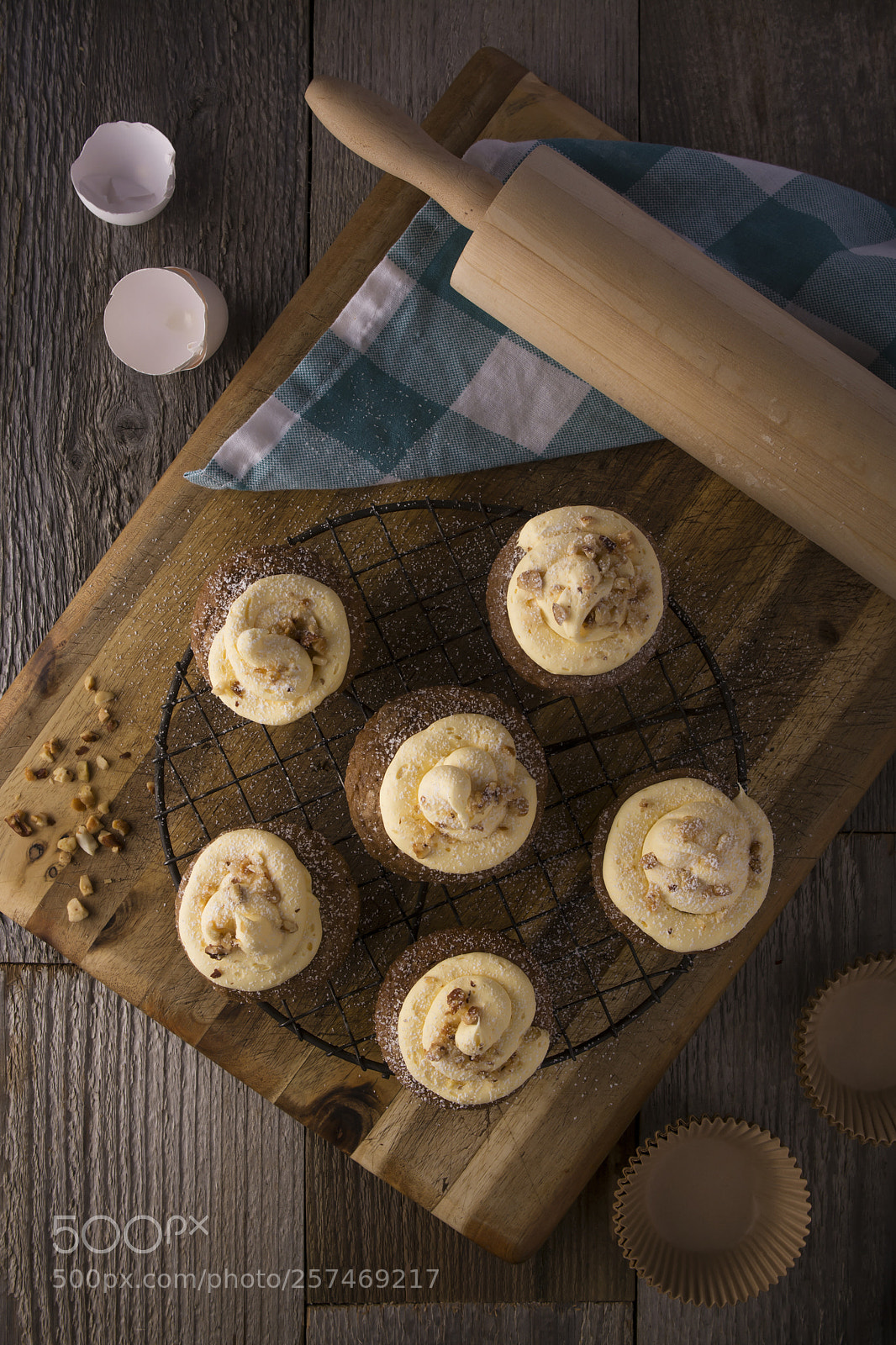 Nikon D7100 sample photo. Spice cupcakes with butter photography