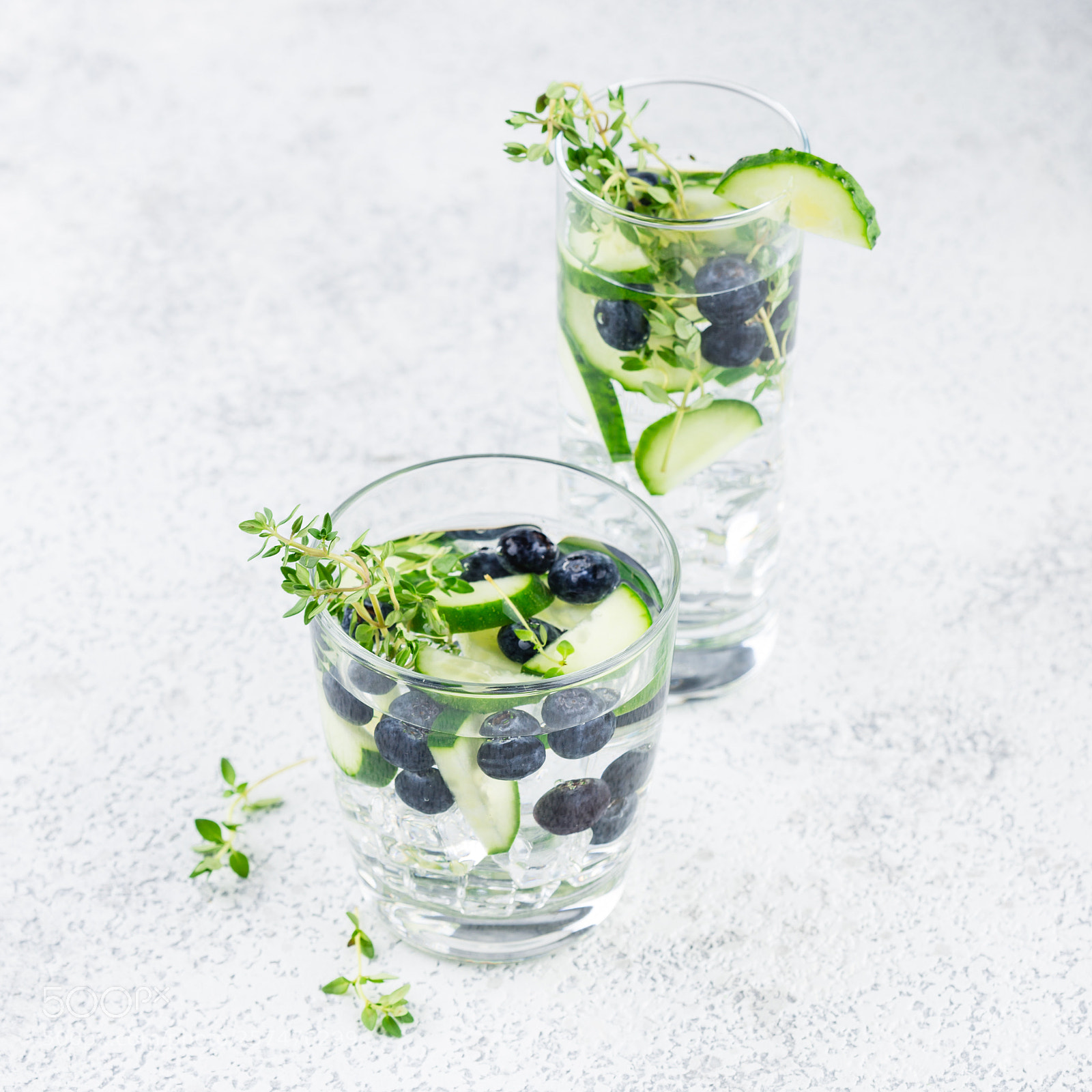 Canon EOS 6D sample photo. Detox water with blueberry photography