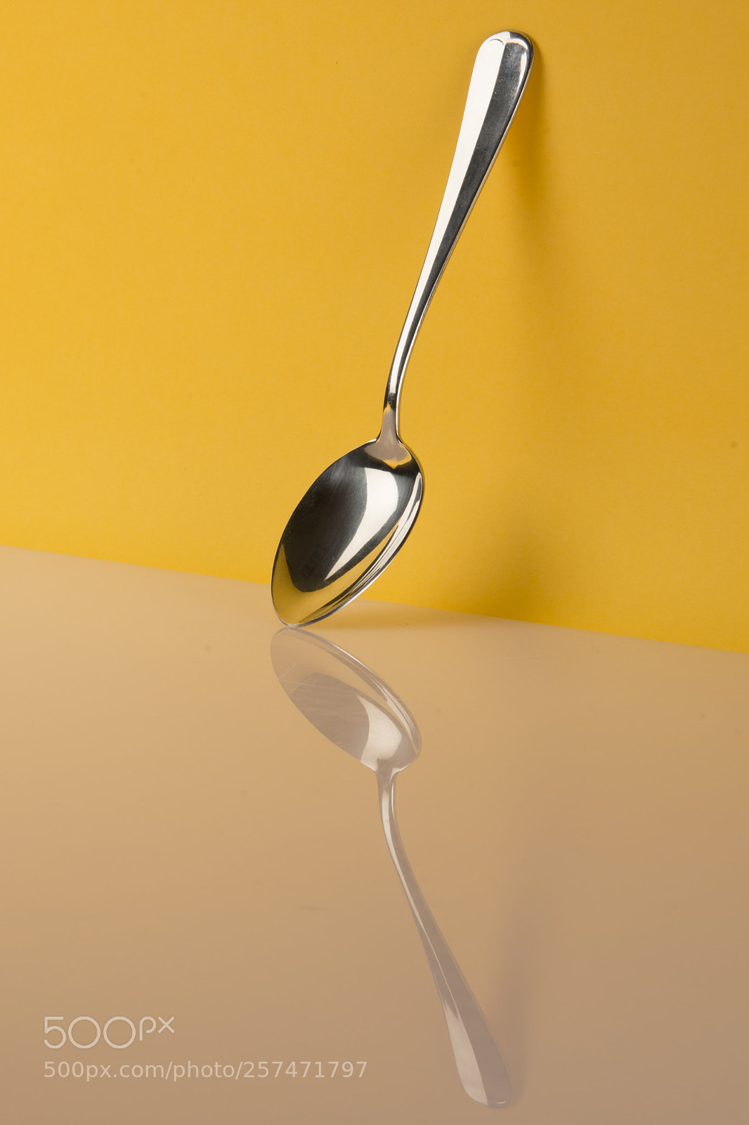 Nikon D7200 sample photo. Spoon on yellow background photography