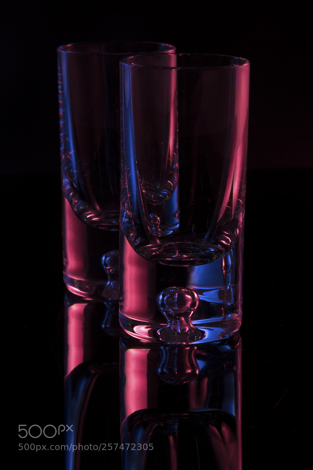 Nikon D500 sample photo. Shot glasses on black photography