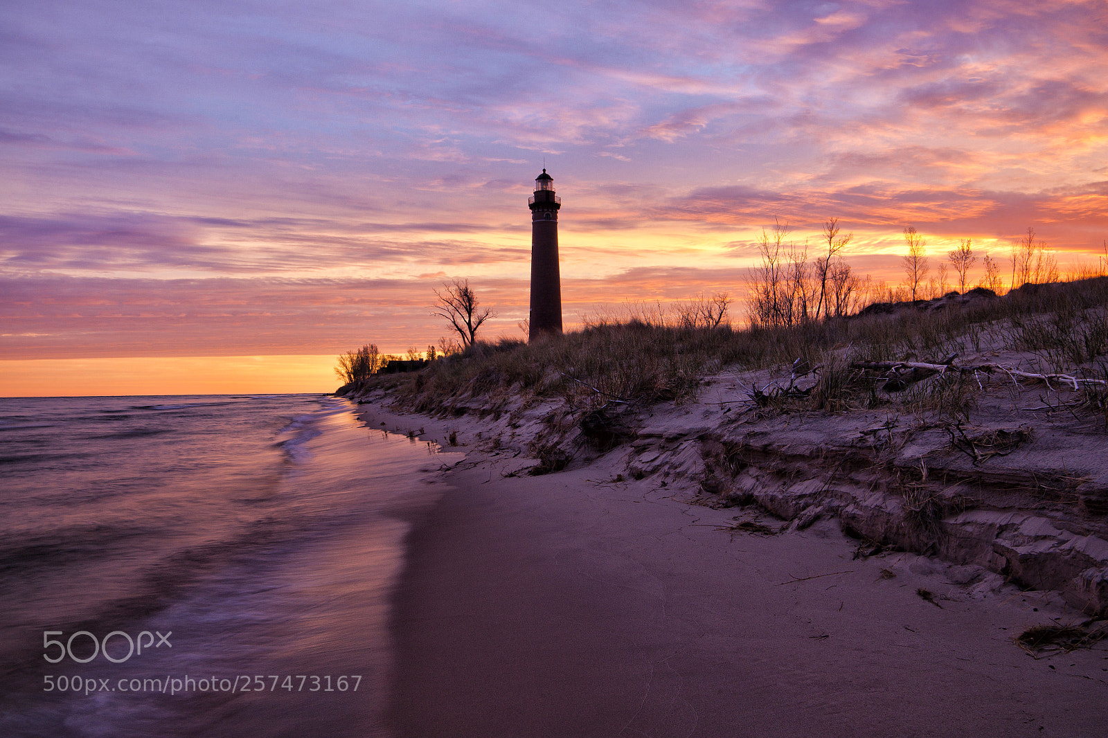 Canon EOS 5D Mark II sample photo. Little point sable lighthouse photography