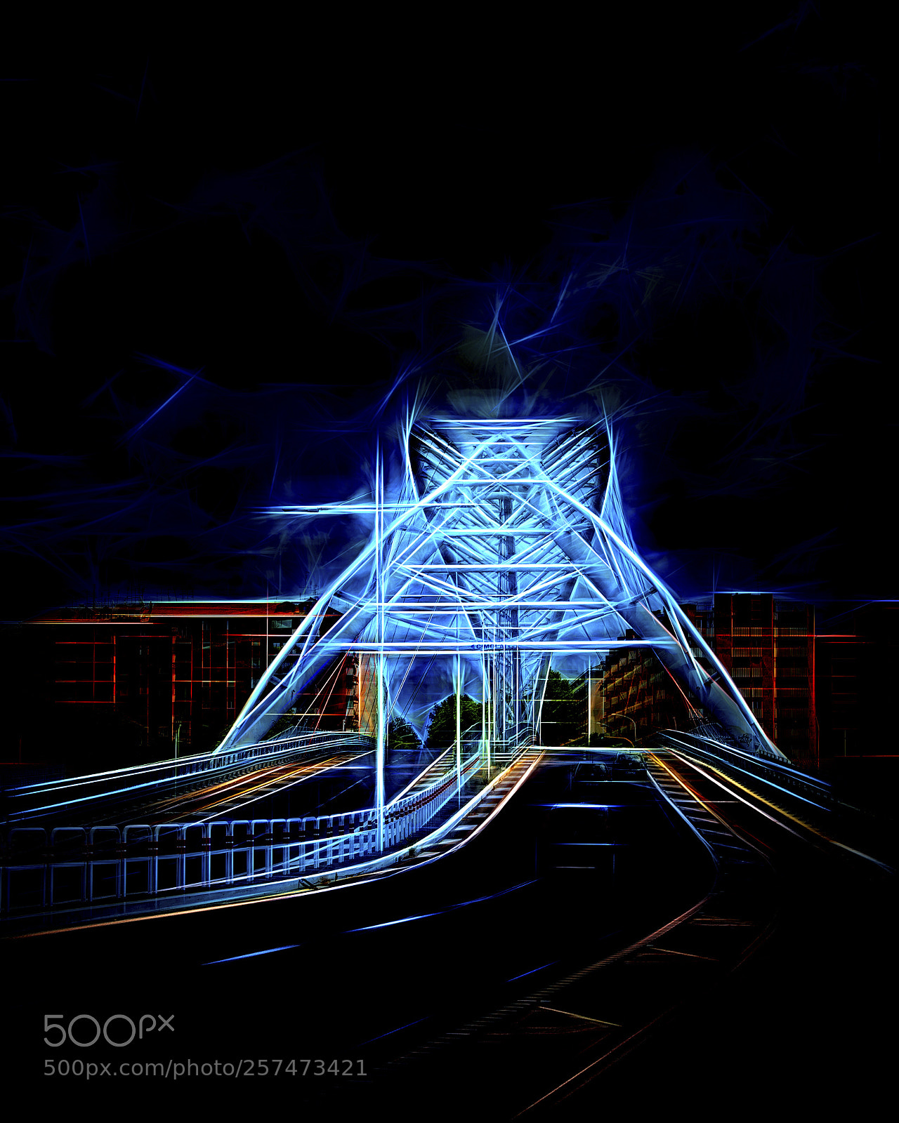 Nikon D90 sample photo. A bridge to the photography