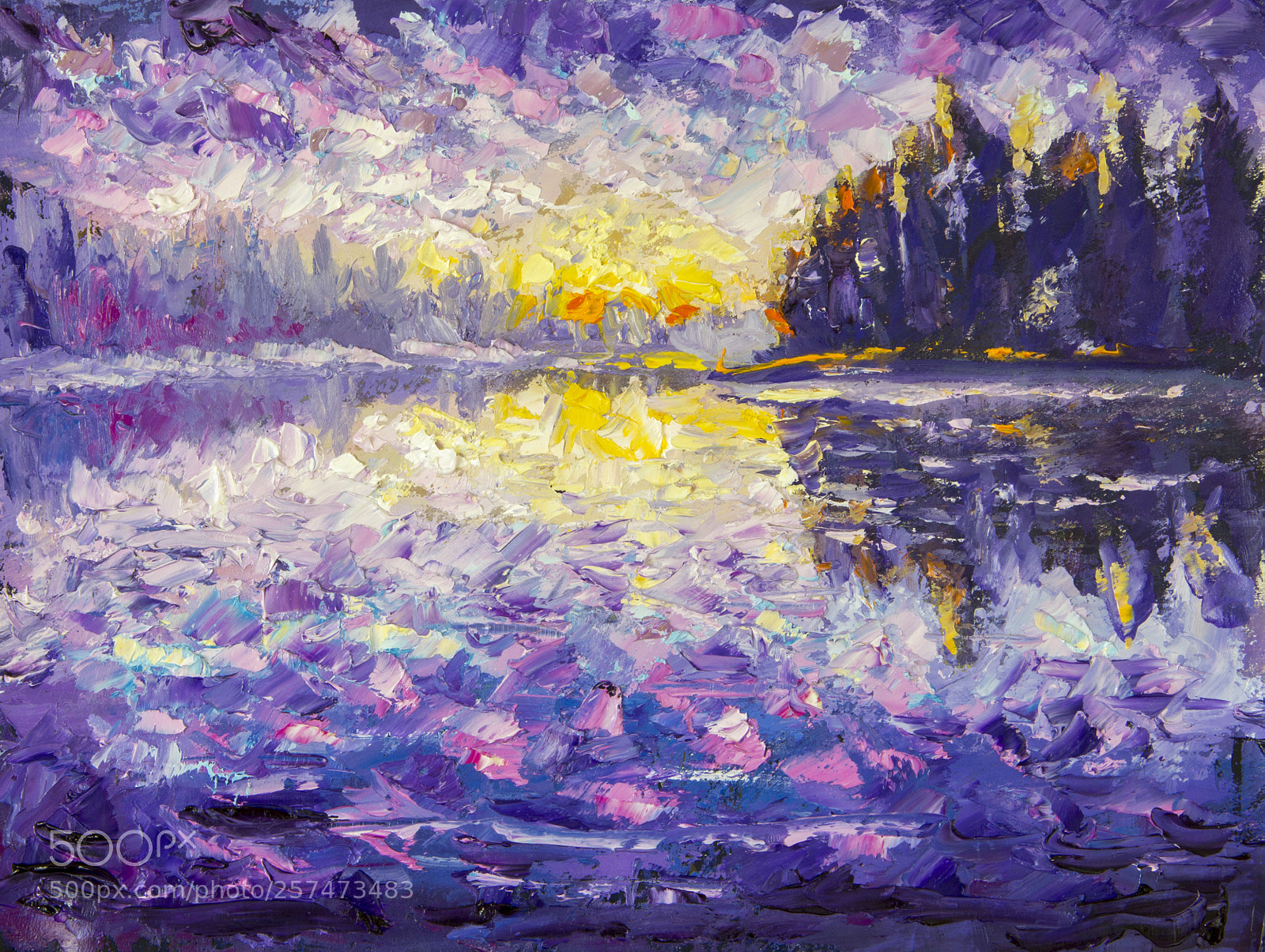 Canon EOS 60D sample photo. Impressionism palette knife oil photography