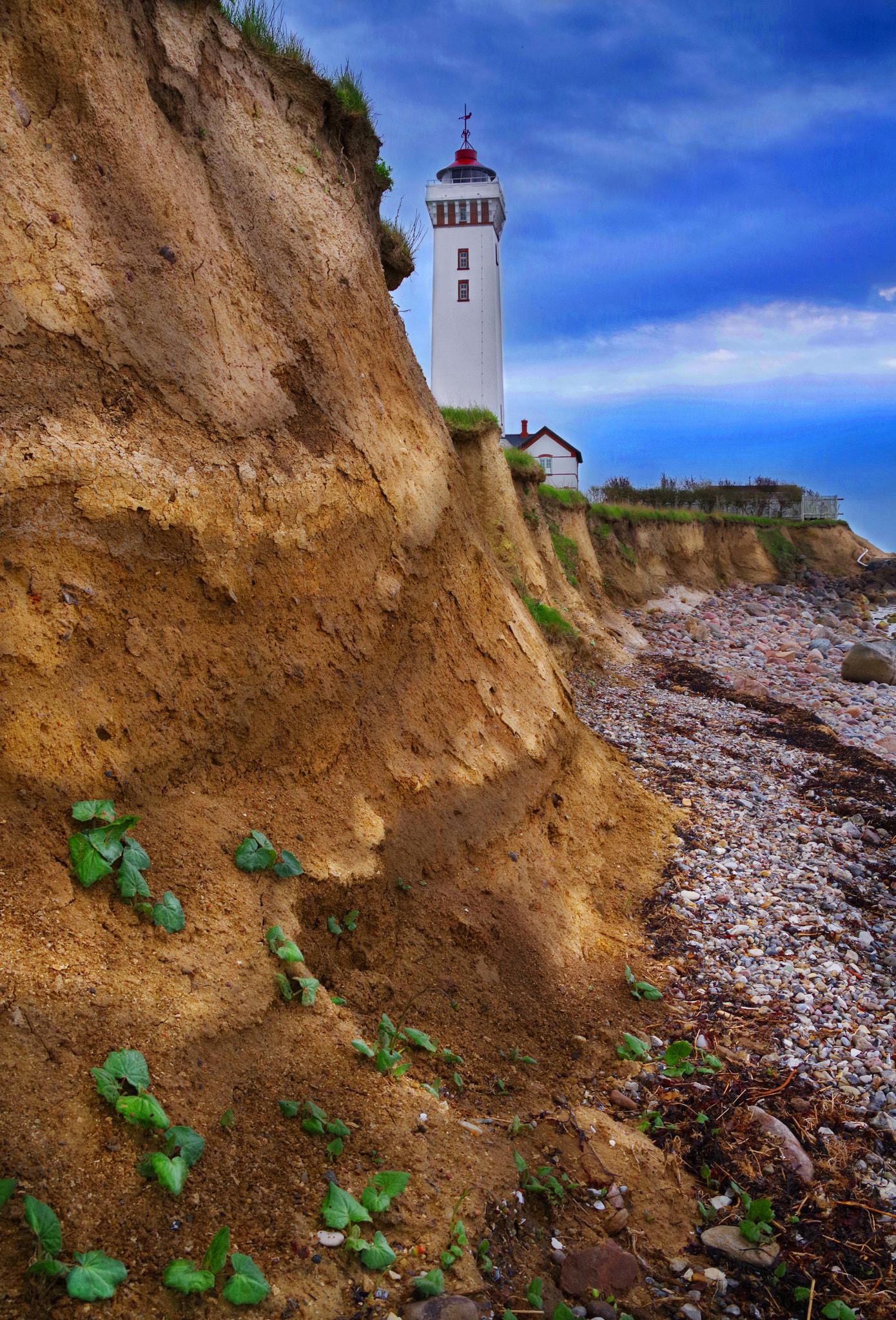 Pentax K-1 sample photo. Helnæs fyr photography
