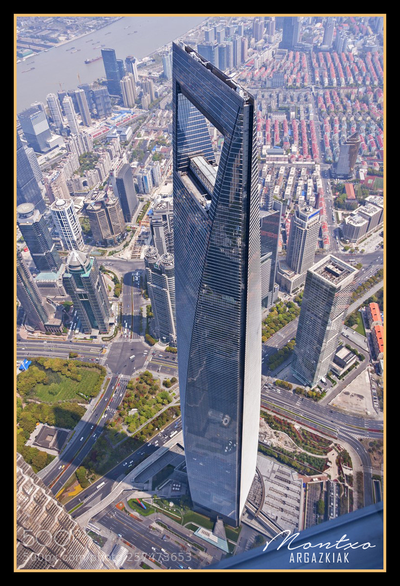 Nikon D700 sample photo. Shanghai world financial center photography