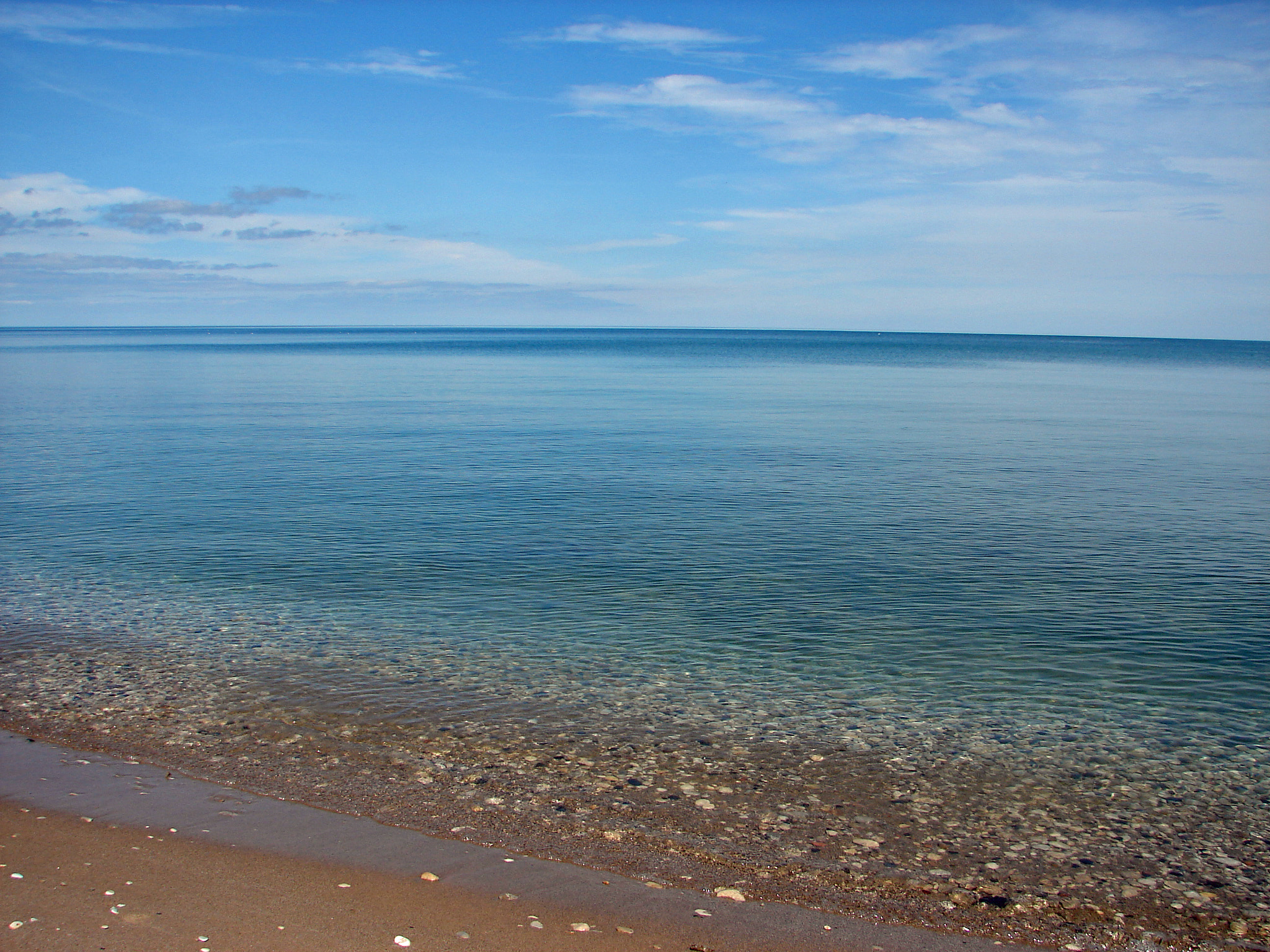 Sony DSC-H1 sample photo. Lake michigan beach photography