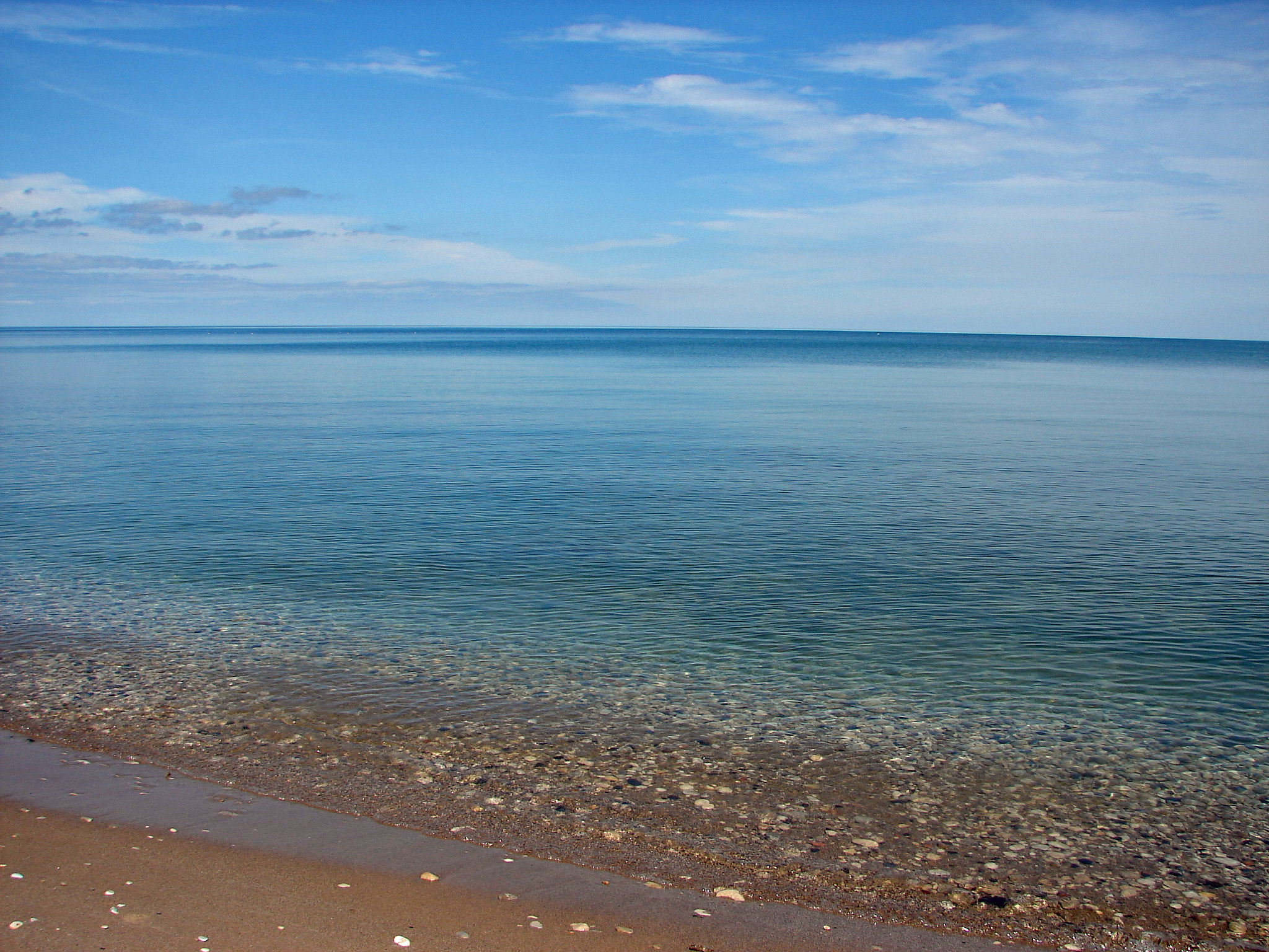 Sony DSC-H1 sample photo. Lake michigan beach photography