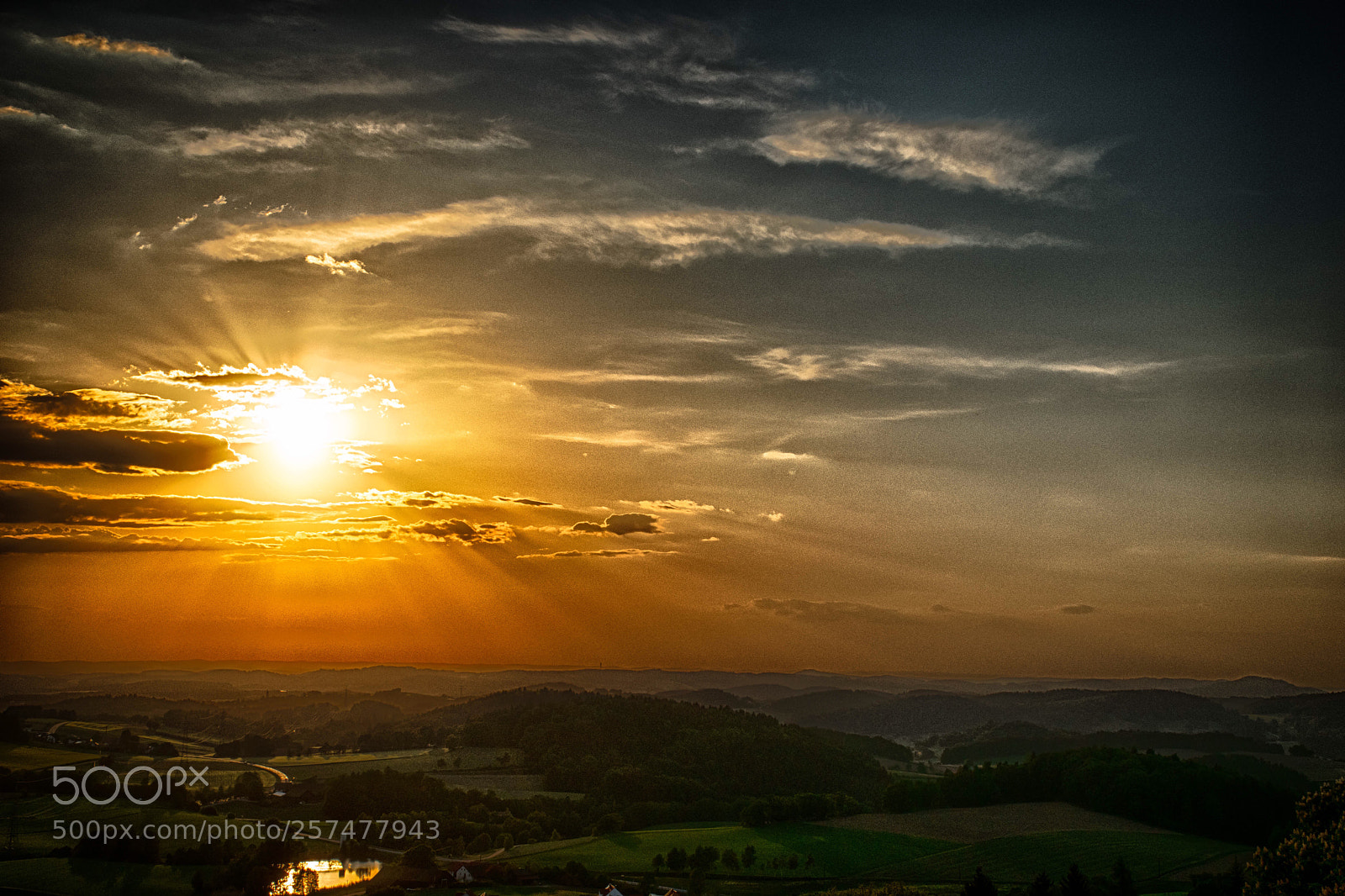 Nikon D5500 sample photo. Sun down photography