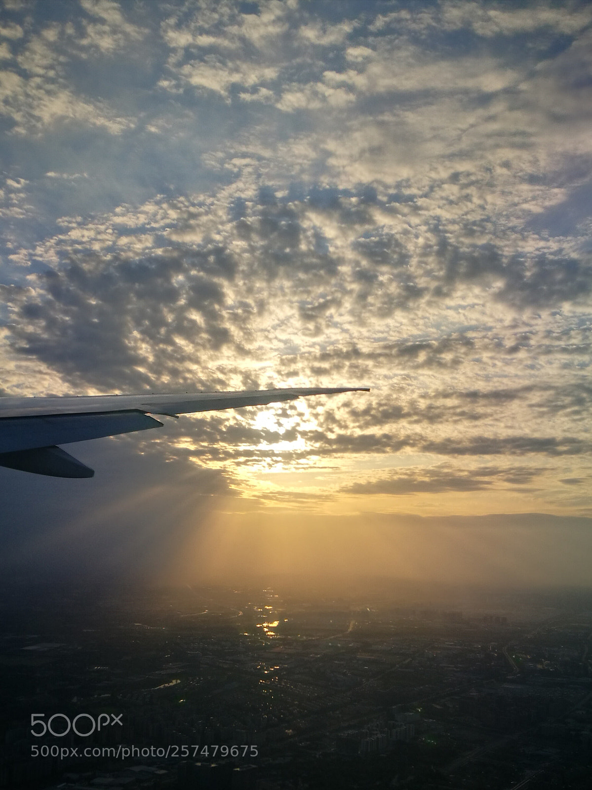 HUAWEI P9 sample photo. Sunset from the sky photography