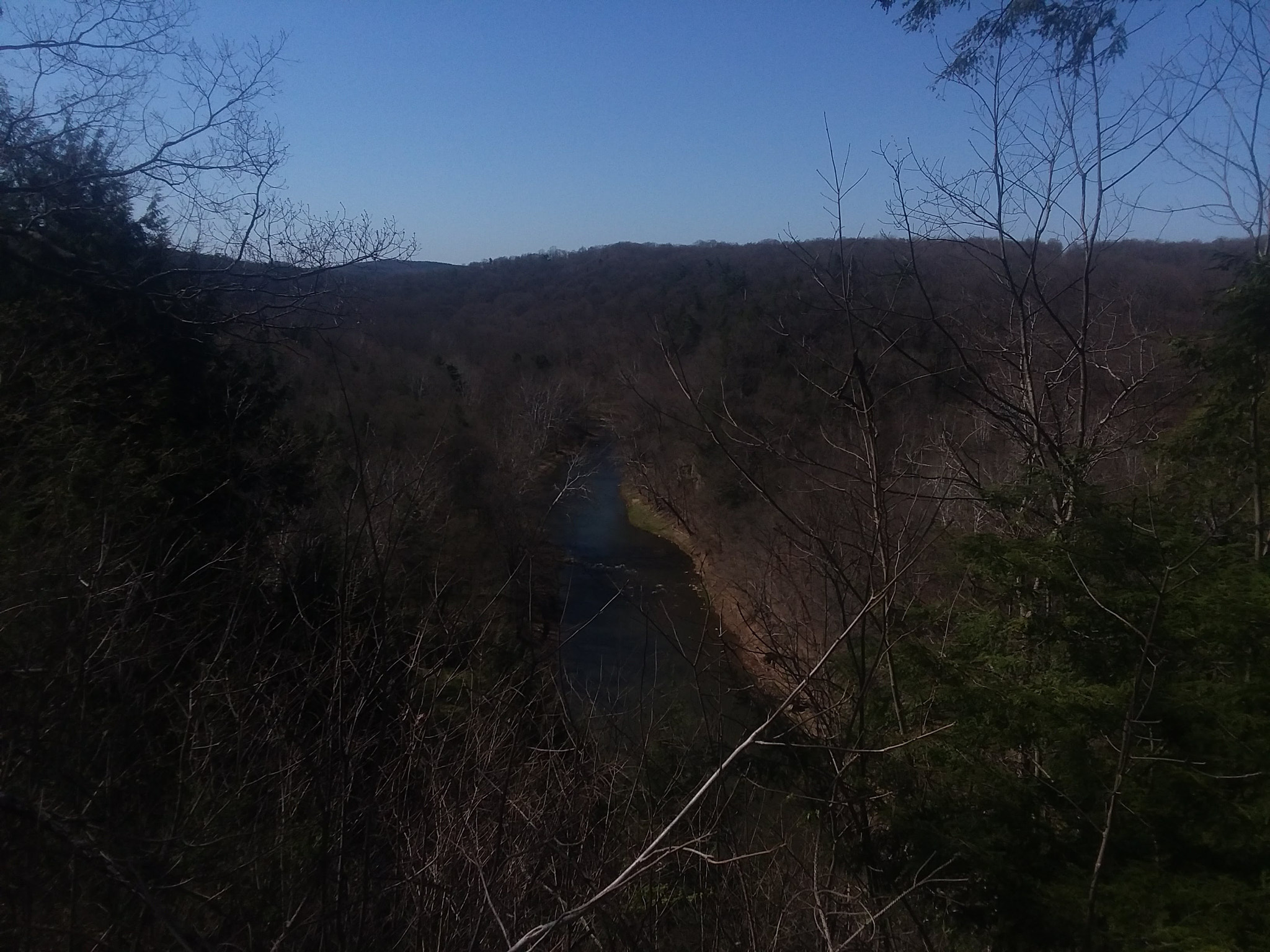 Samsung Galaxy J7 Pop sample photo. Beaver creek from overlook in ohio photography