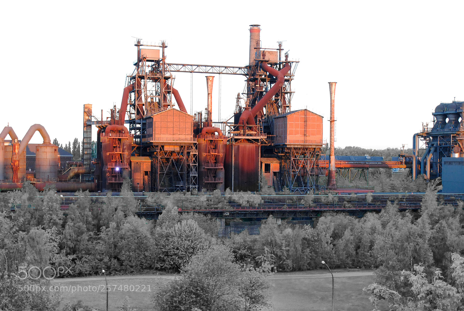 Nikon D3000 sample photo. Landschaftsparkduisburg photography