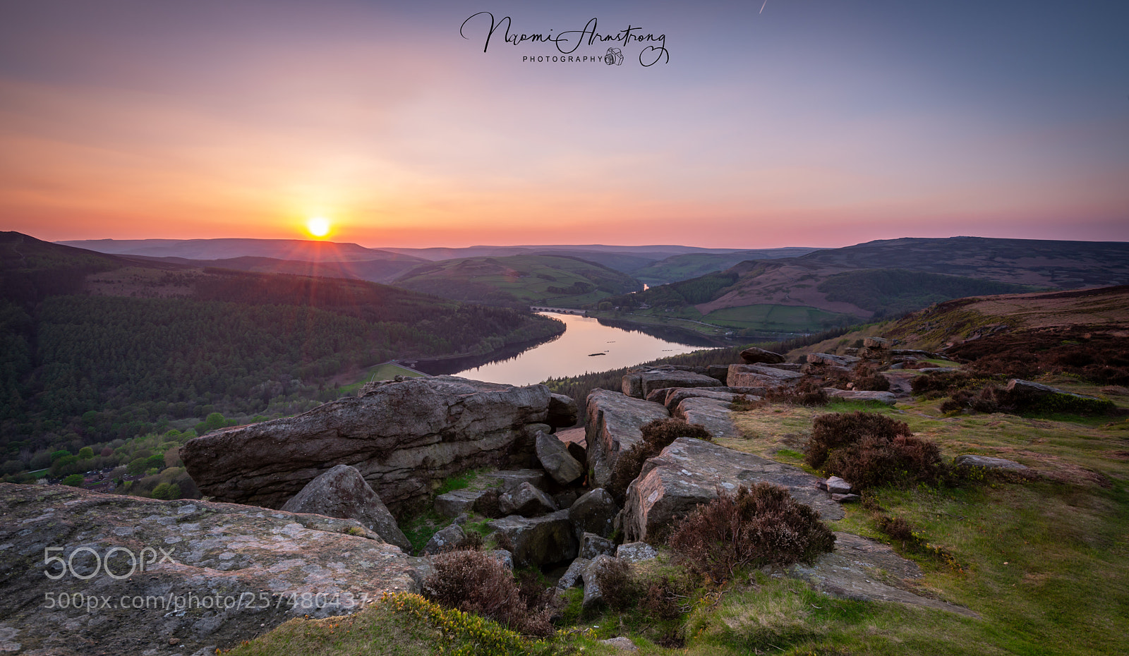 Nikon D800 sample photo. Sunset at bamford edge photography