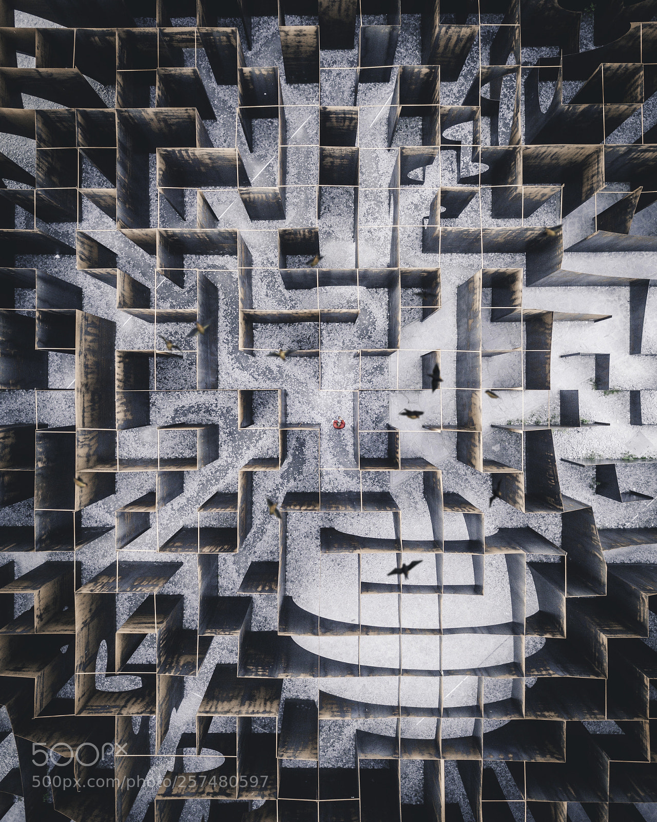 DJI FC220 sample photo. Maze runner photography