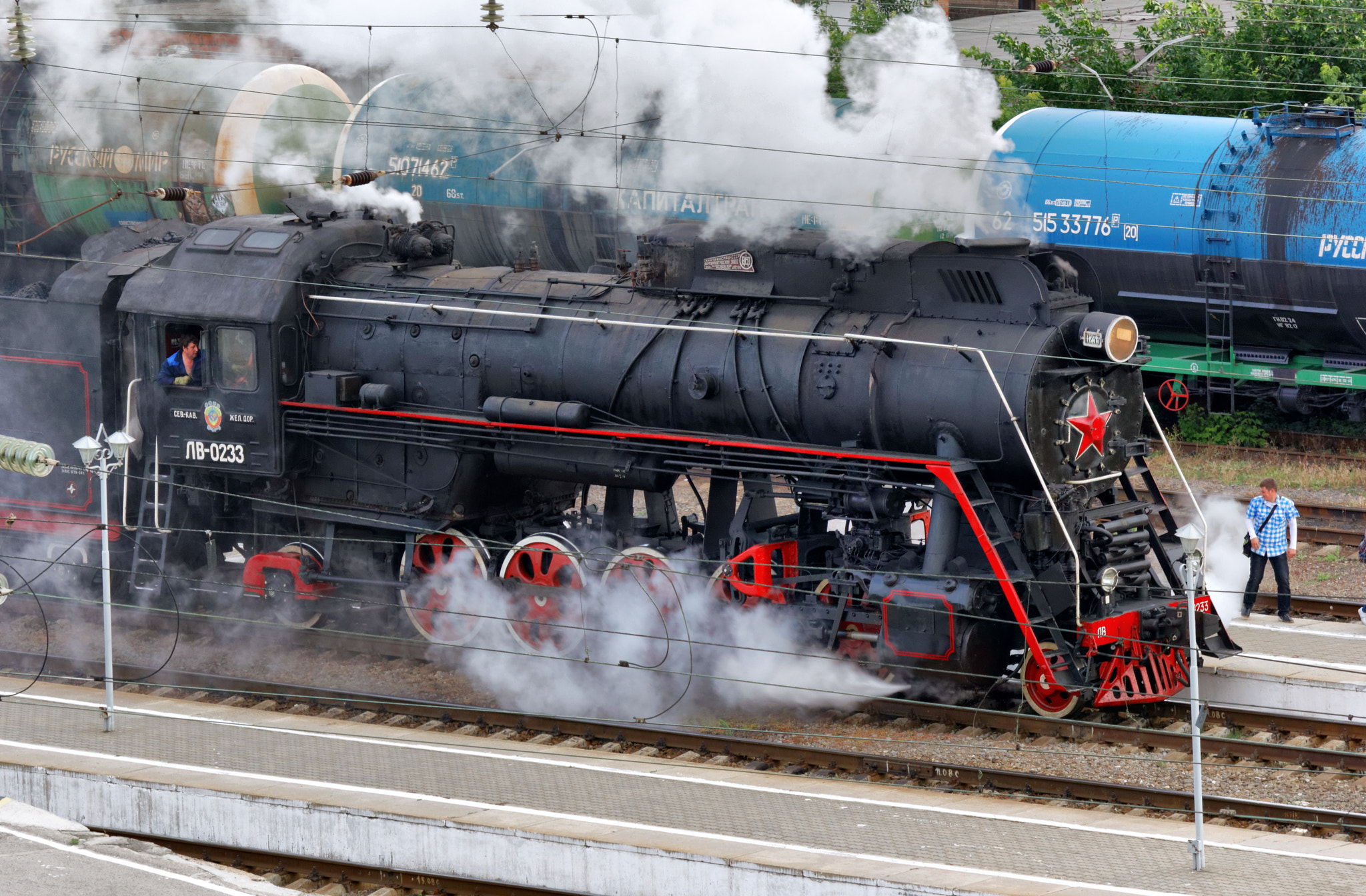 Sigma 50-200mm F4-5.6 DC OS HSM sample photo. Lv-0233 steam locomotive photography