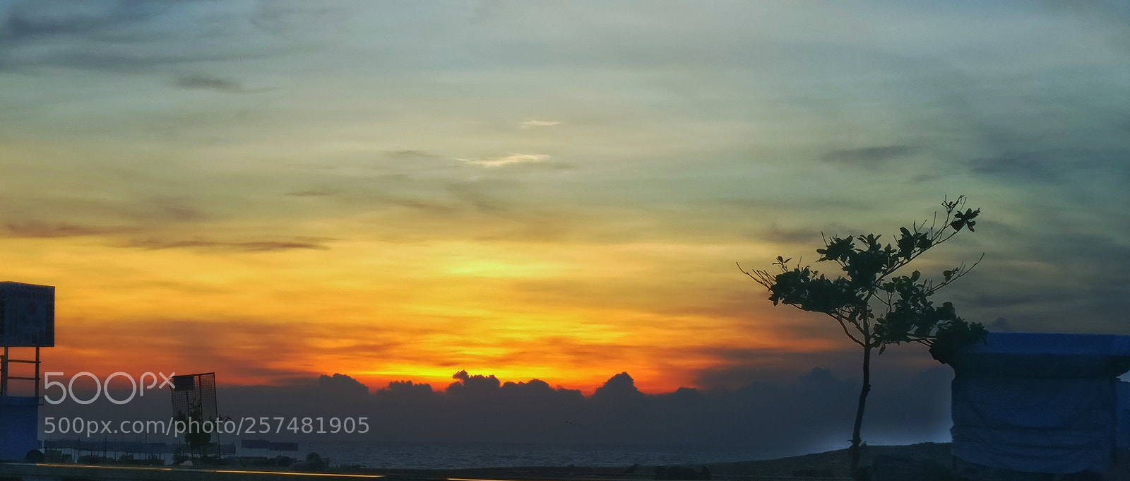 OnePlus A3003 sample photo. Orange horizon photography