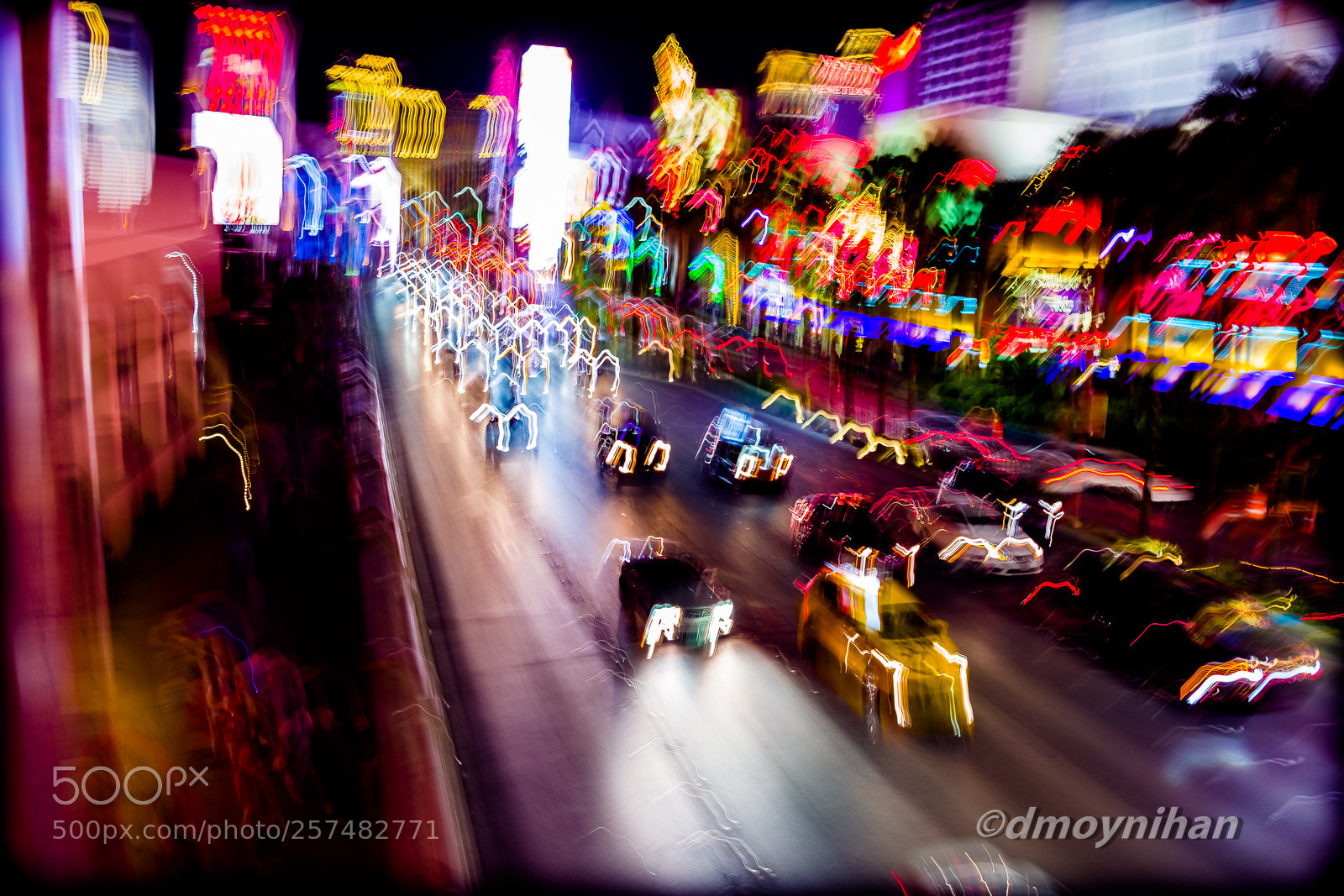 Fujifilm X100F sample photo. Vegas blur photography