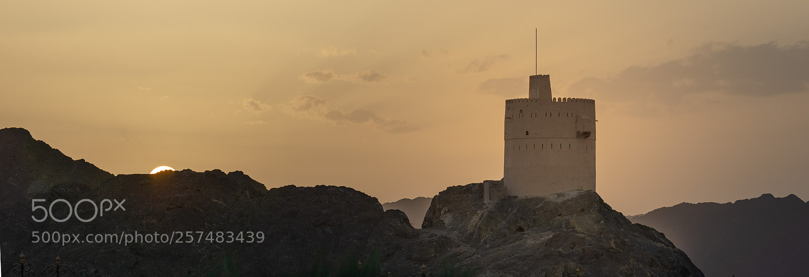 Nikon D7000 sample photo. Watch tower at golden photography