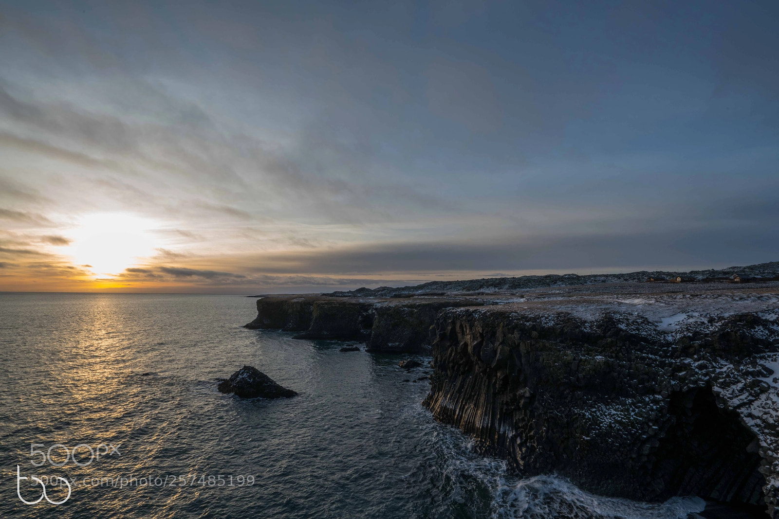 Sony a7R II sample photo. North atlantic - arnarstapi photography
