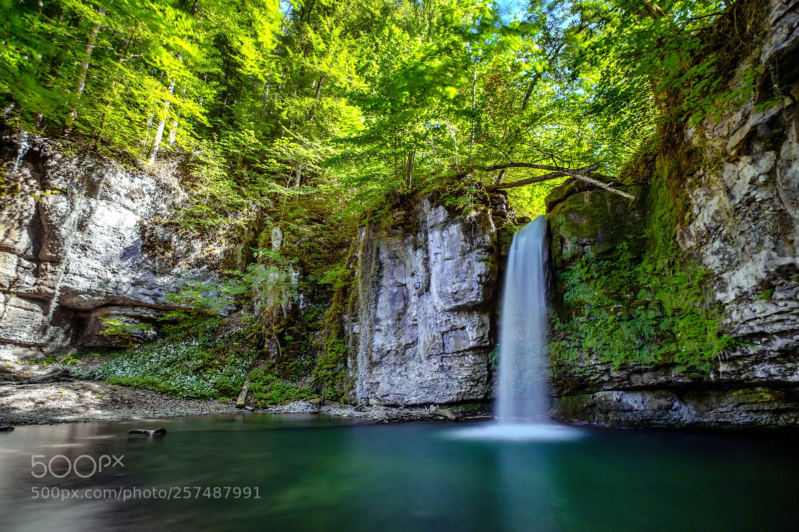 Fujifilm X-T2 sample photo. Waterfall "giessen" photography