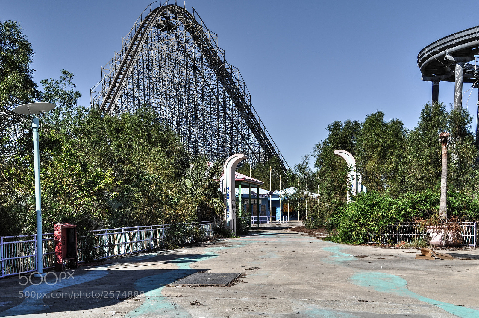 Nikon D5000 sample photo. Six flags - roller photography