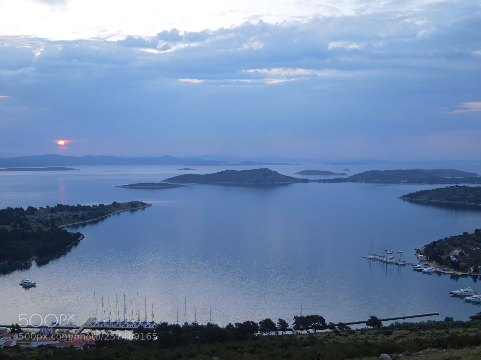 Olympus E-420 (EVOLT E-420) sample photo. Sunrise in croatia photography