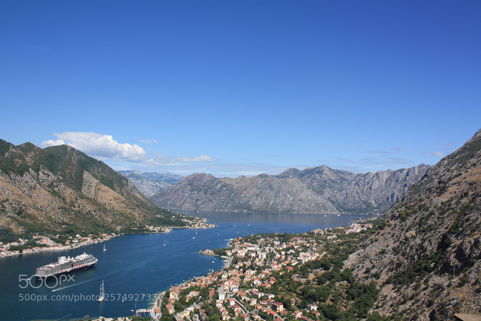 Canon EF-S 18-55mm F3.5-5.6 IS sample photo. Kotor view photography