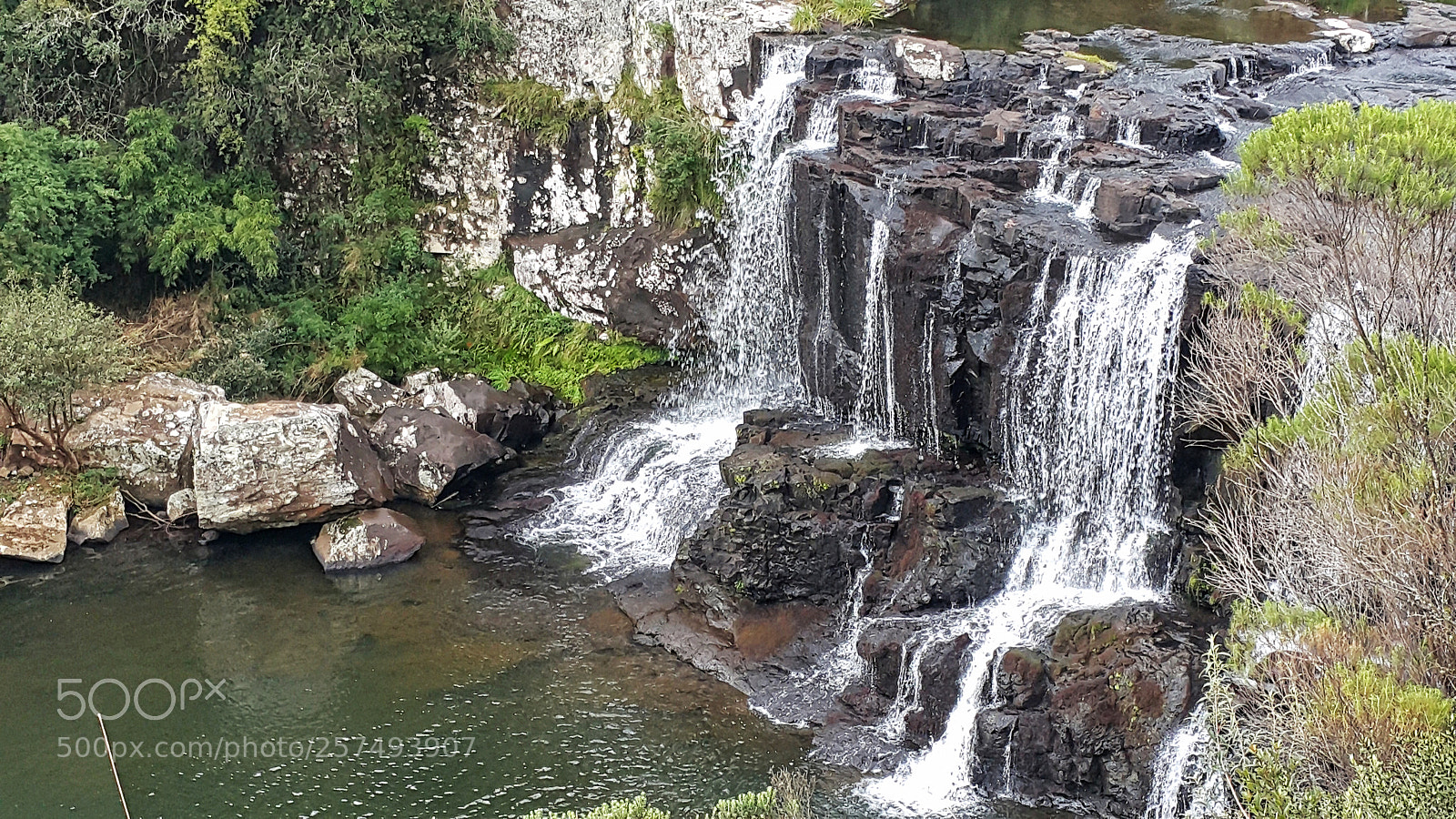 Samsung Galaxy Note4 sample photo. Waterfall photography
