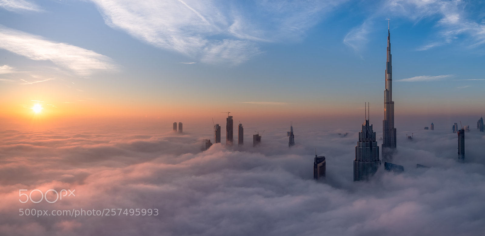Nikon D850 sample photo. Breahtaking sunrise during foggy photography