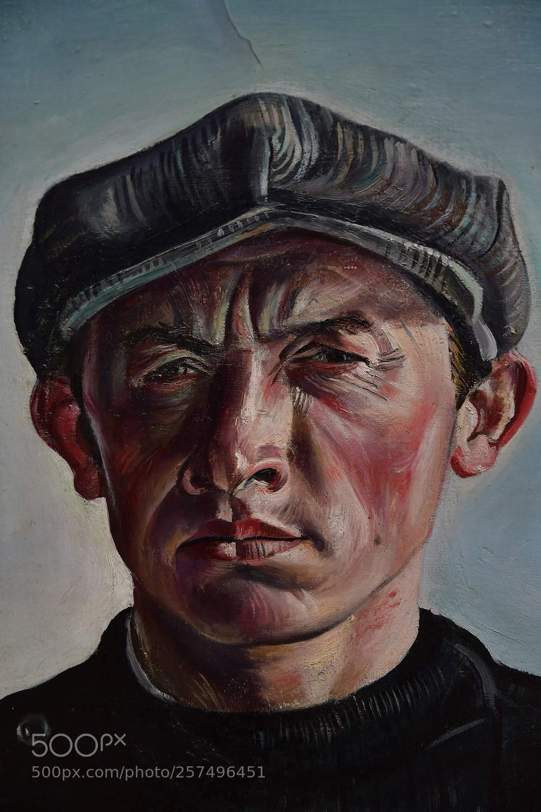 Nikon D500 sample photo. Stylized painting self-portrait curt photography