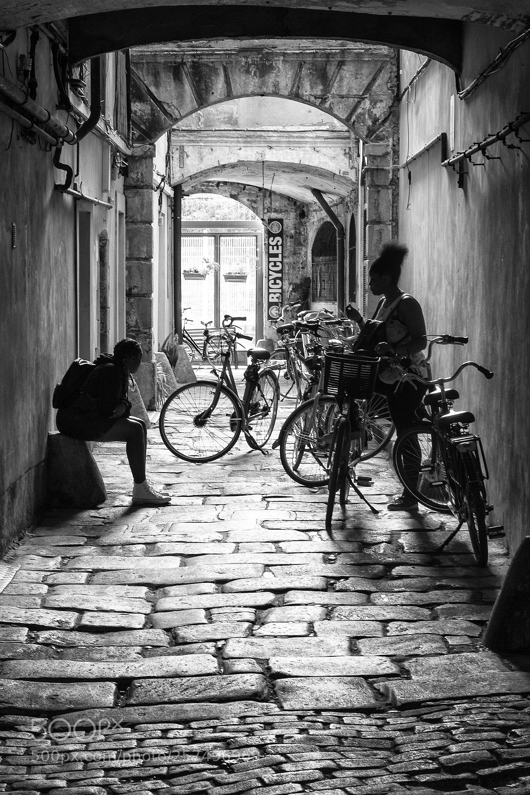 Canon EOS 7D Mark II sample photo. Bicycle alley photography