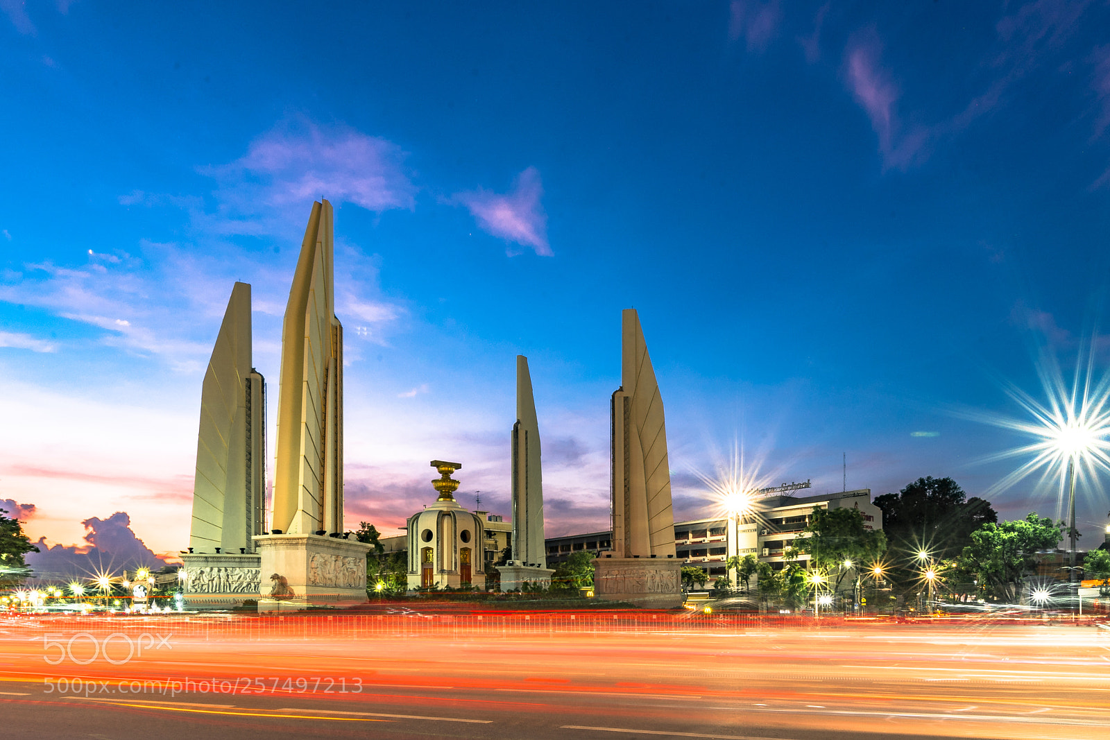 Nikon D750 sample photo. Democracy monument, bangkok, thailand photography