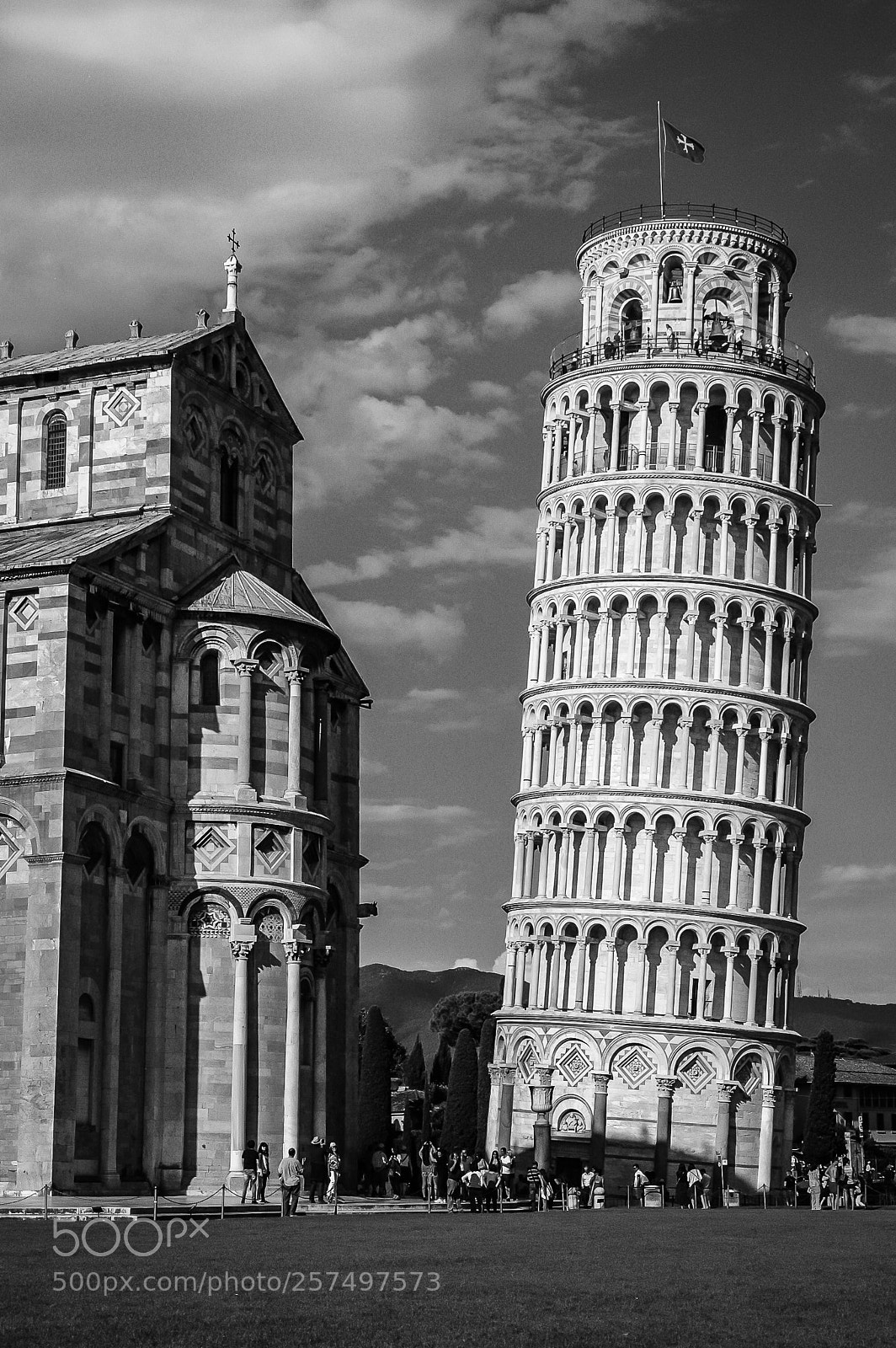 Nikon D70 sample photo. Leaning tower and baptistery photography