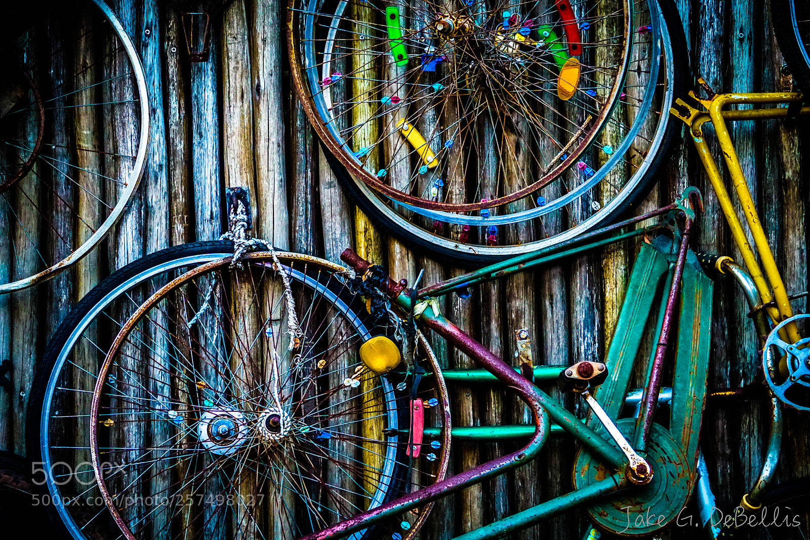 Sony a6300 sample photo. Bike wall 3 photography