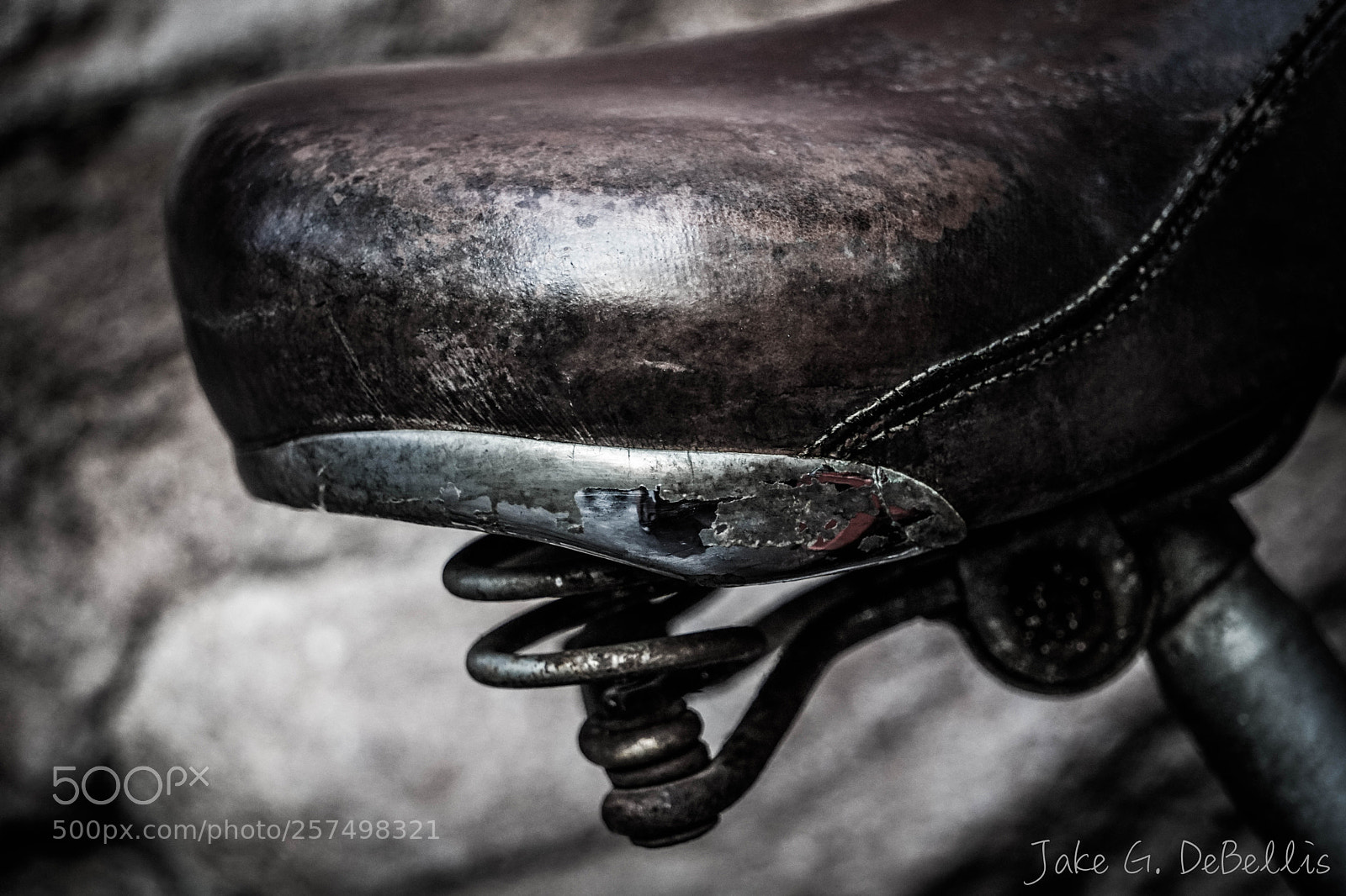 Sony a6300 sample photo. Rustic bike seat photography