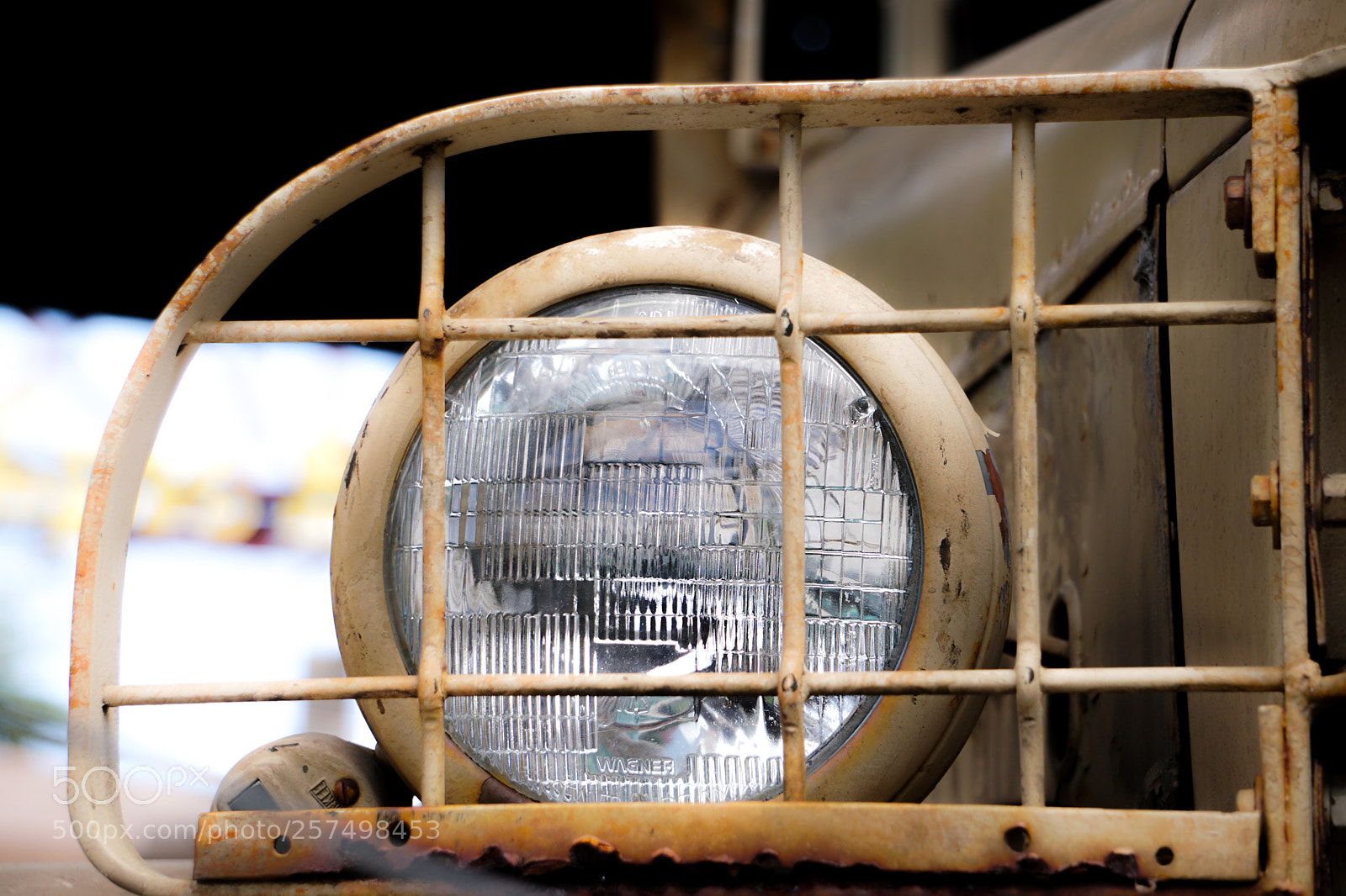 Sony a6300 sample photo. Rustic headlight photography