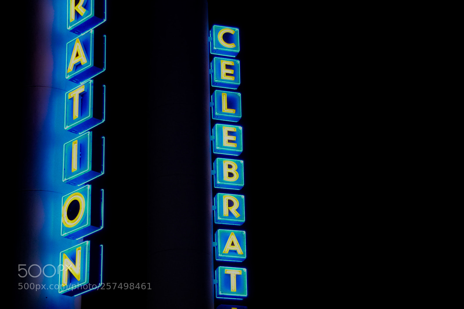 Sony a6300 sample photo. Neon theater photography