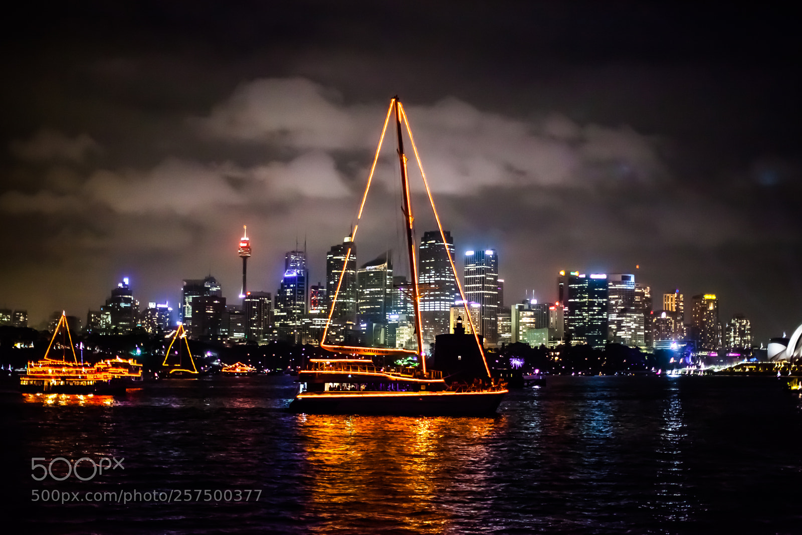 Canon EOS 5D Mark II sample photo. Sydney boats and skyline photography