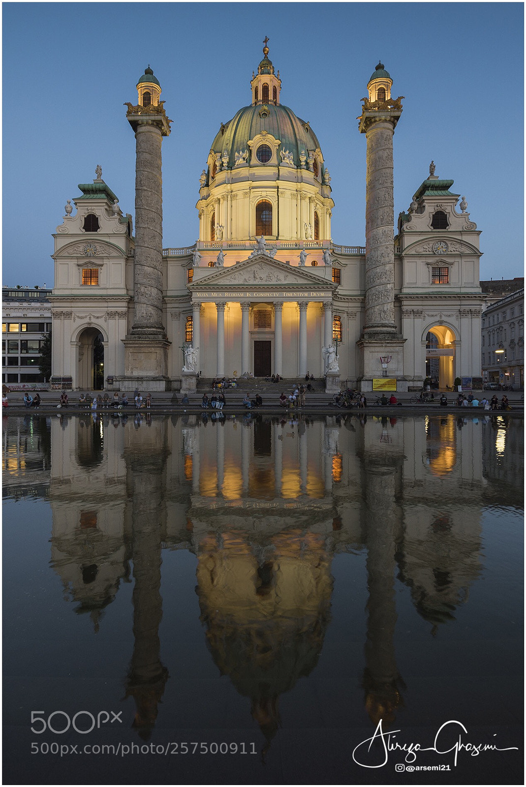 Nikon D810 sample photo. Karlskirche vienna st. charles photography