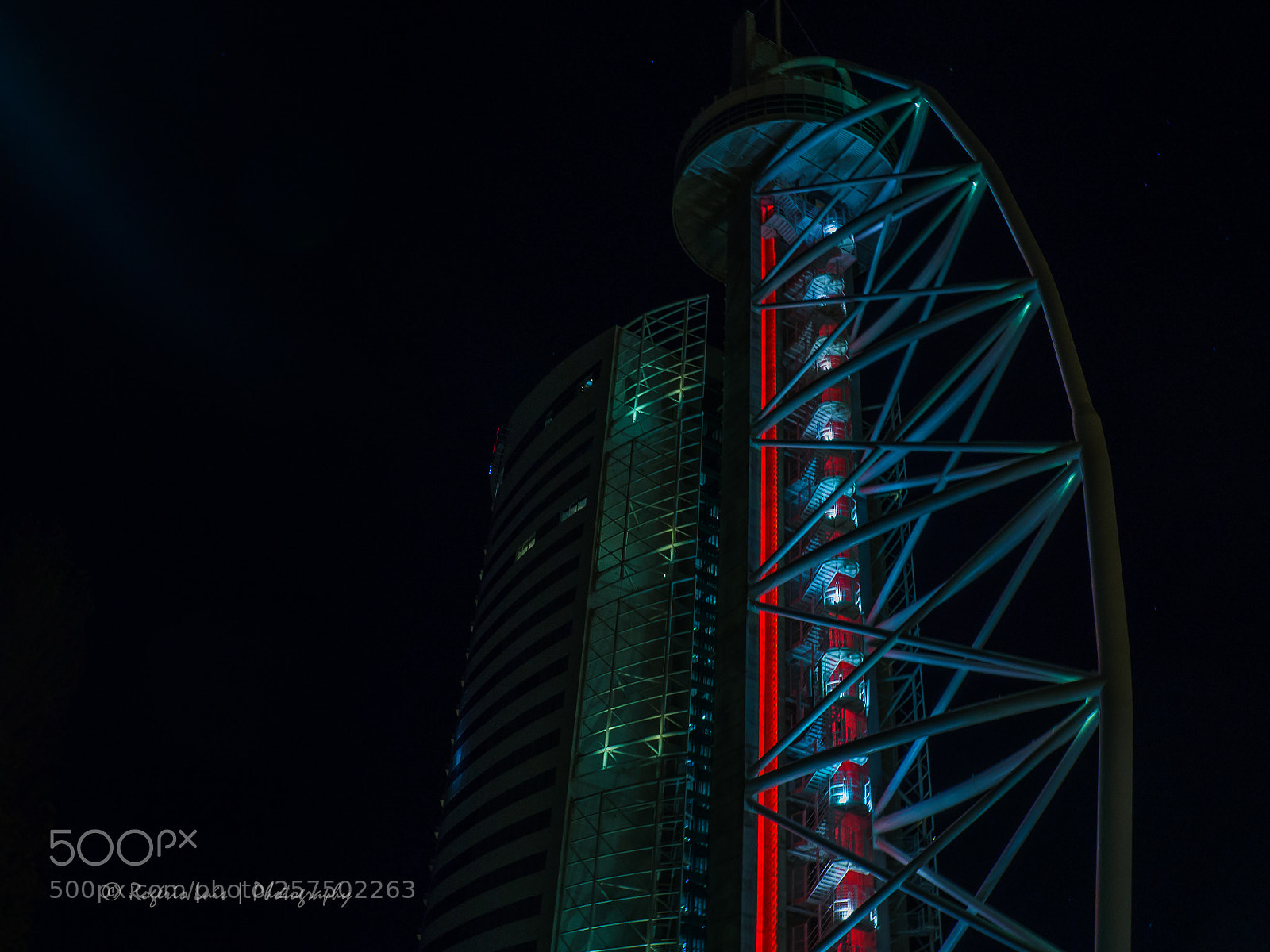 Olympus OM-D E-M10 sample photo. Hotel tower photography