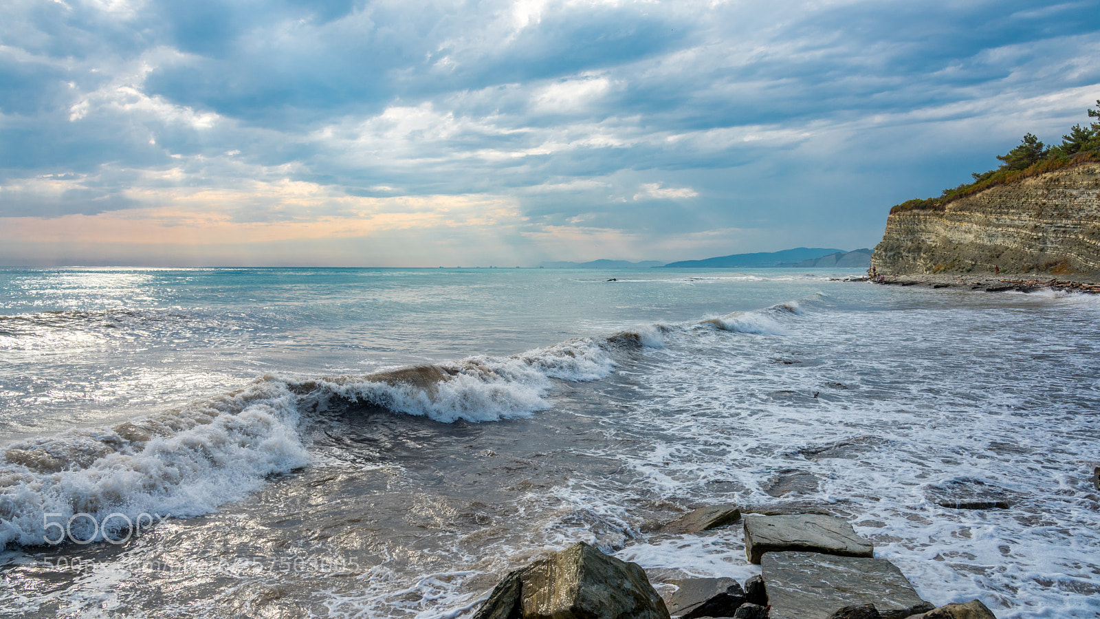 Nikon D810 sample photo. Stormy sea. photography