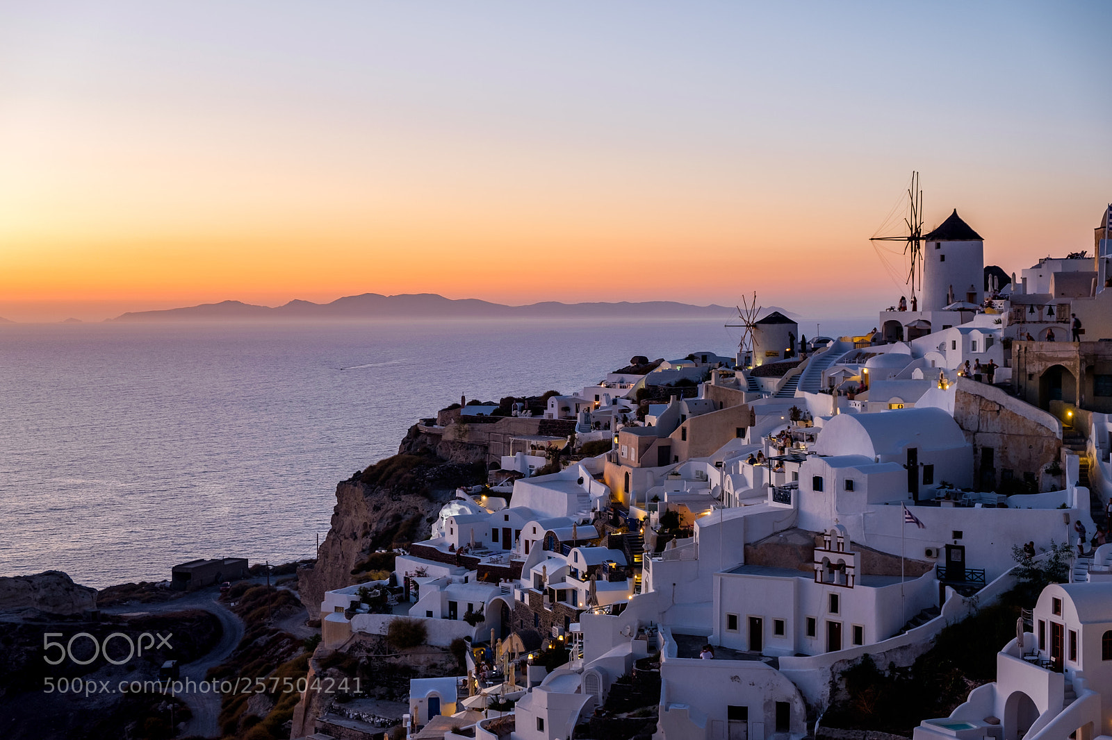 Fujifilm X-T1 sample photo. Oia, post sunset. photography