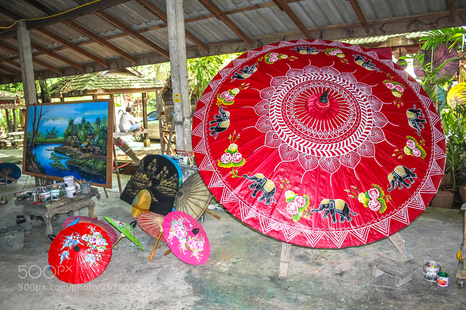 Canon EOS 550D (EOS Rebel T2i / EOS Kiss X4) sample photo. Rice paper umbrellas photography