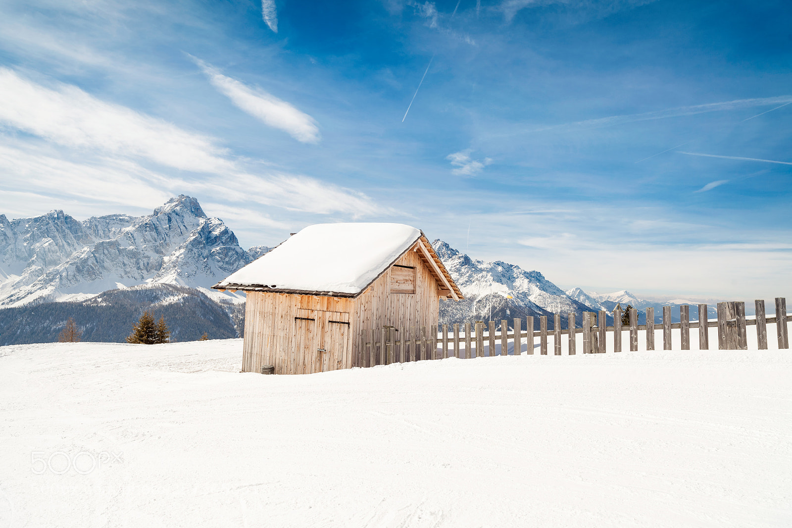 Canon EOS 5D Mark II sample photo. Snow covered cottage photography