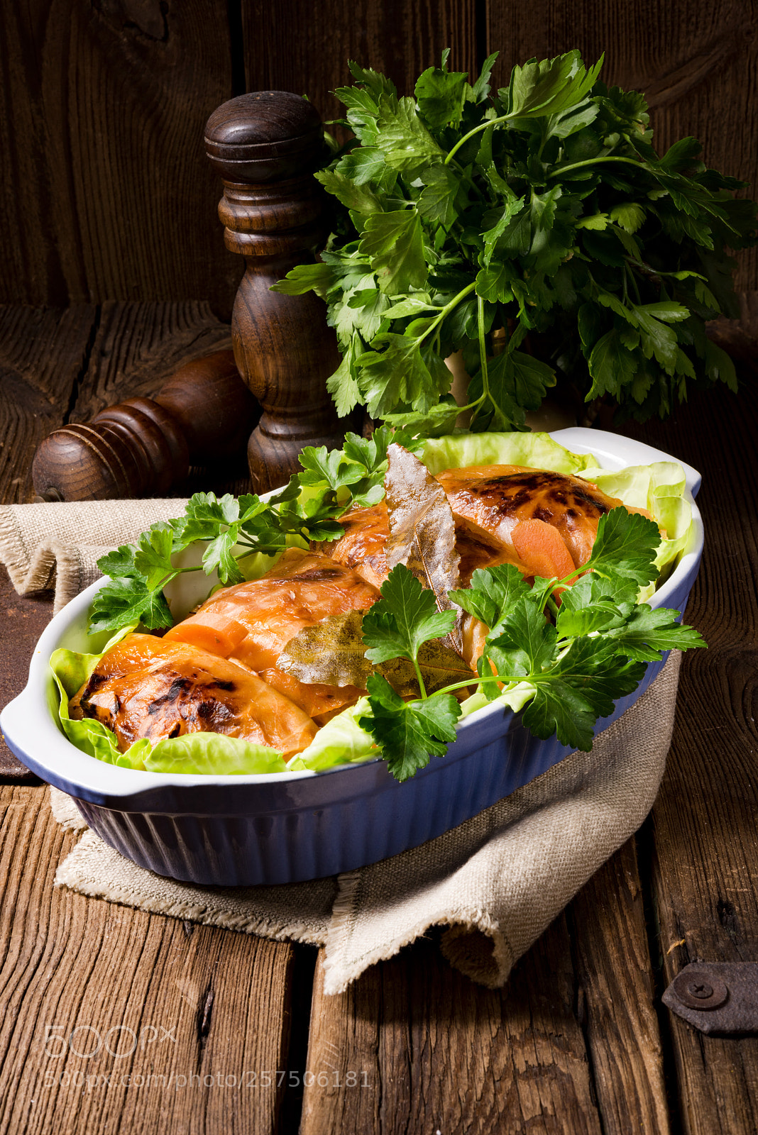Nikon D810 sample photo. Baked cabbage rolls in photography